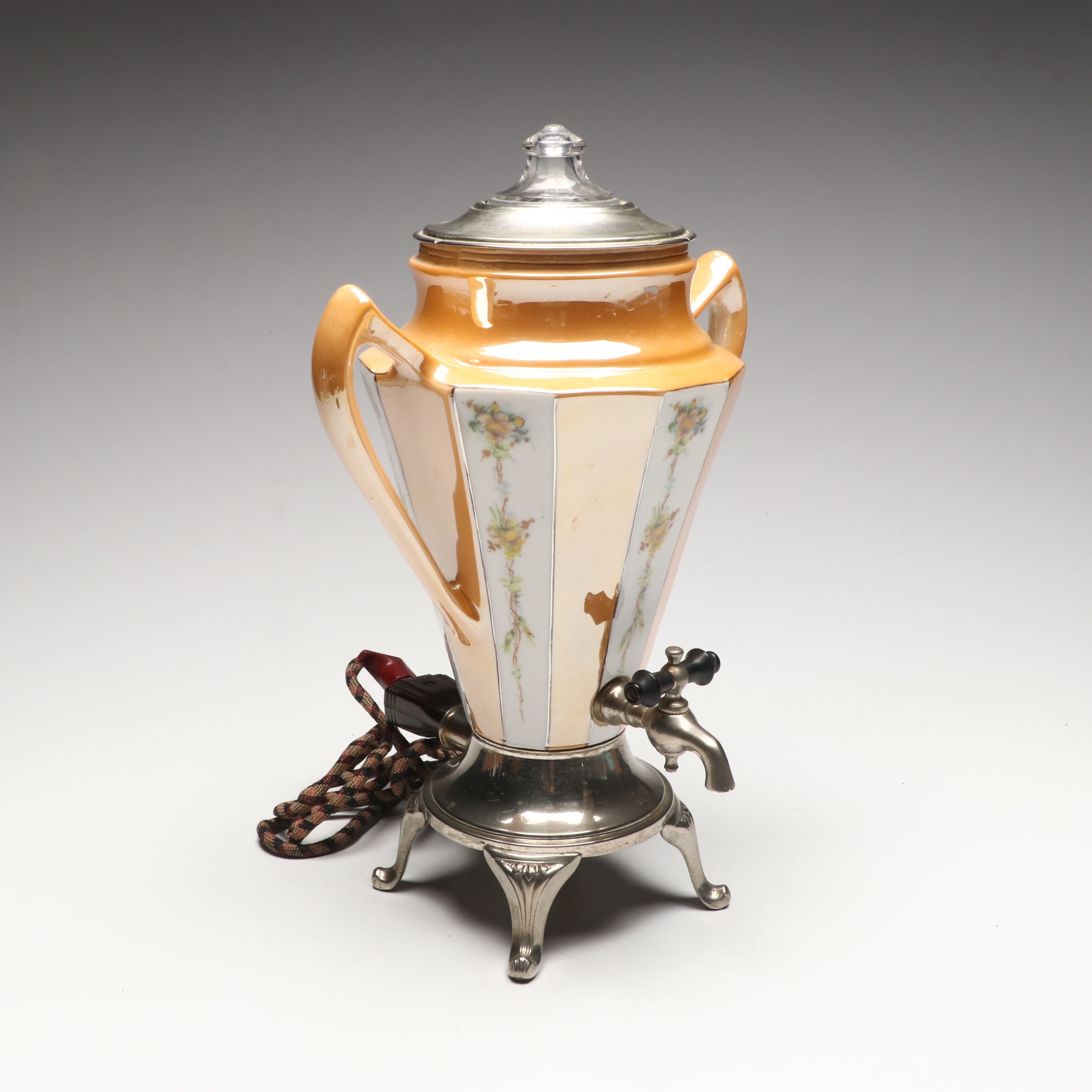 Robeson Rochester "Royal Rochester"  Electric Percolator with Ceramic Body