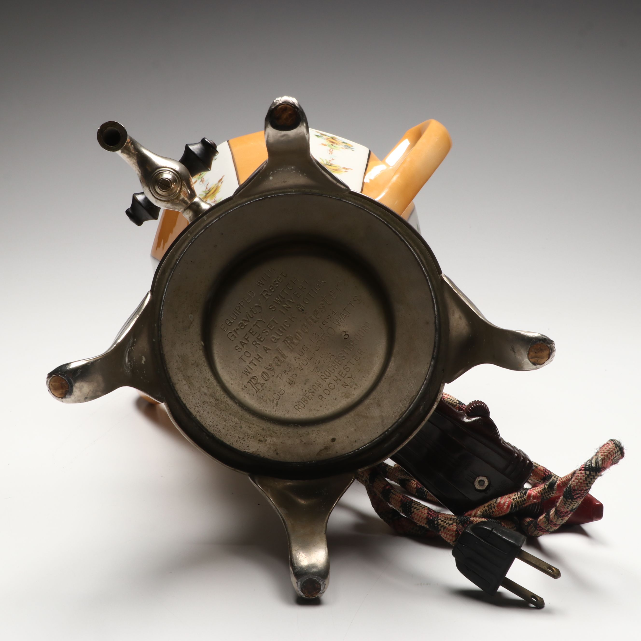 Robeson Rochester "Royal Rochester"  Electric Percolator with Ceramic Body