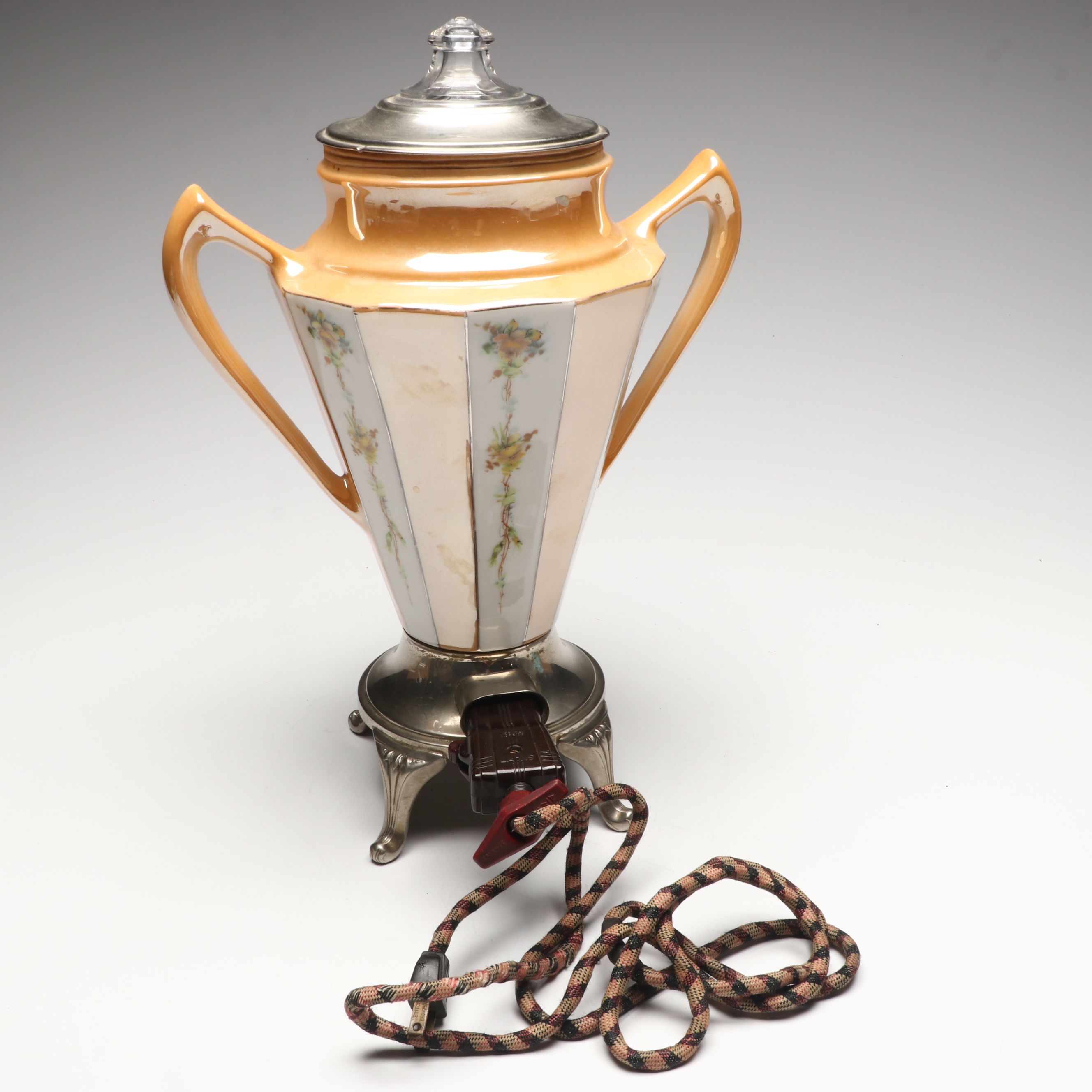 Robeson Rochester "Royal Rochester"  Electric Percolator with Ceramic Body