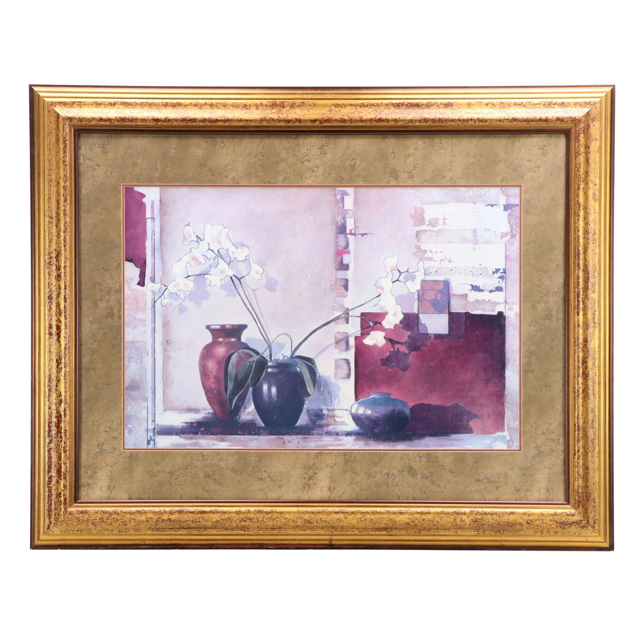 After Mari Giddings Offset Lithograph "Arrangement I"