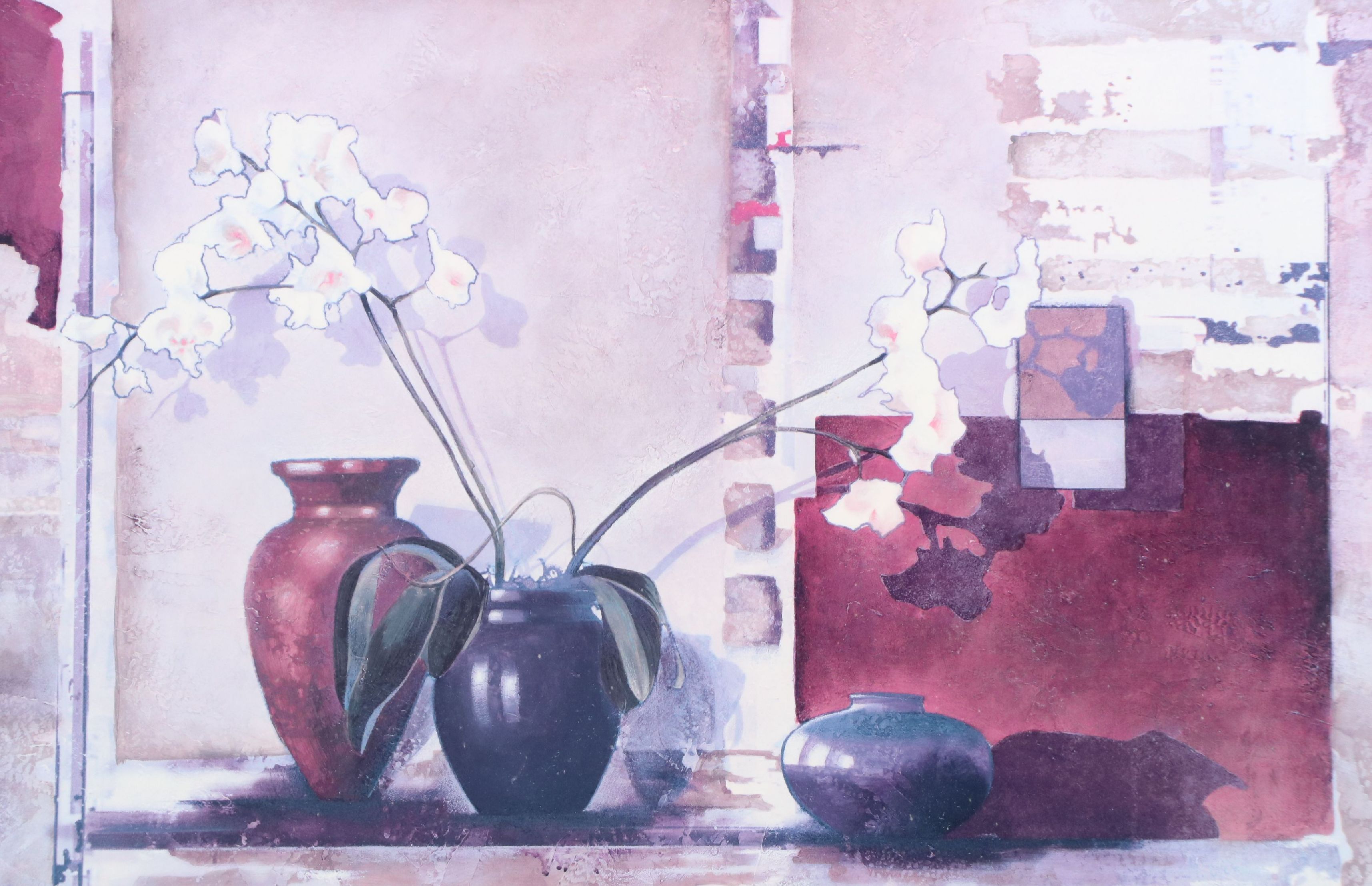 After Mari Giddings Offset Lithograph "Arrangement I"