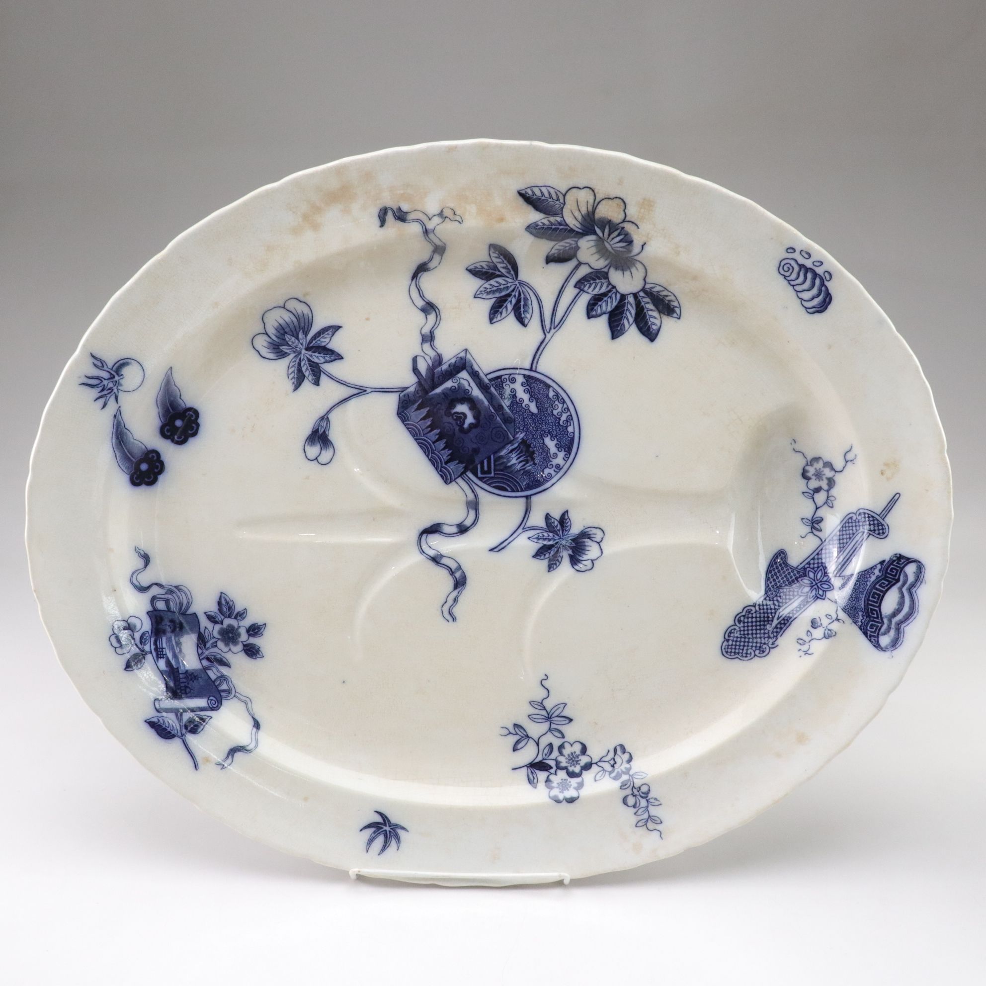 George Jones & Sons "Cuba" Stone China Transferware Plates and Serveware