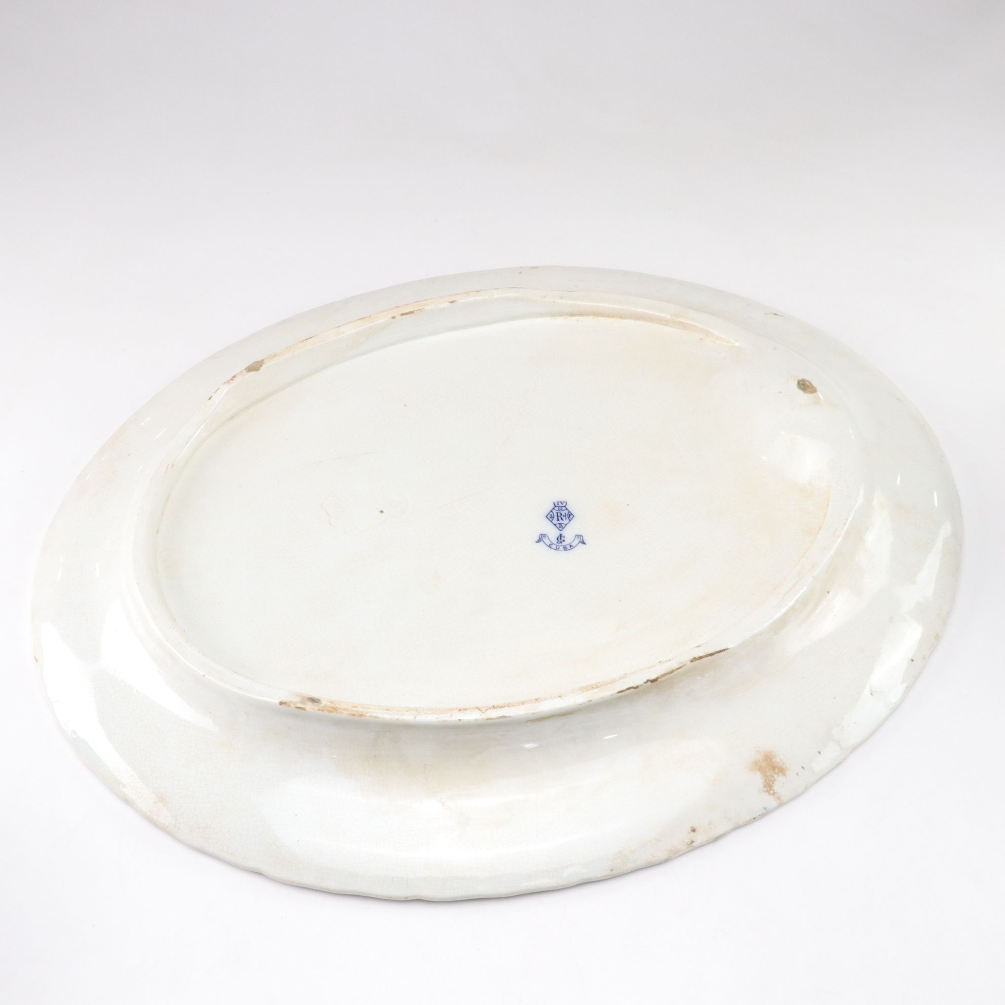 George Jones & Sons "Cuba" Stone China Transferware Plates and Serveware