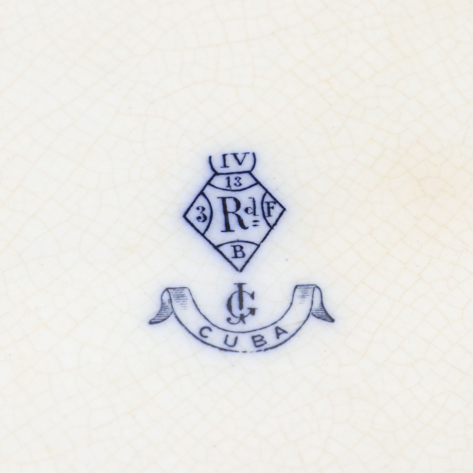 George Jones & Sons "Cuba" Stone China Transferware Plates and Serveware