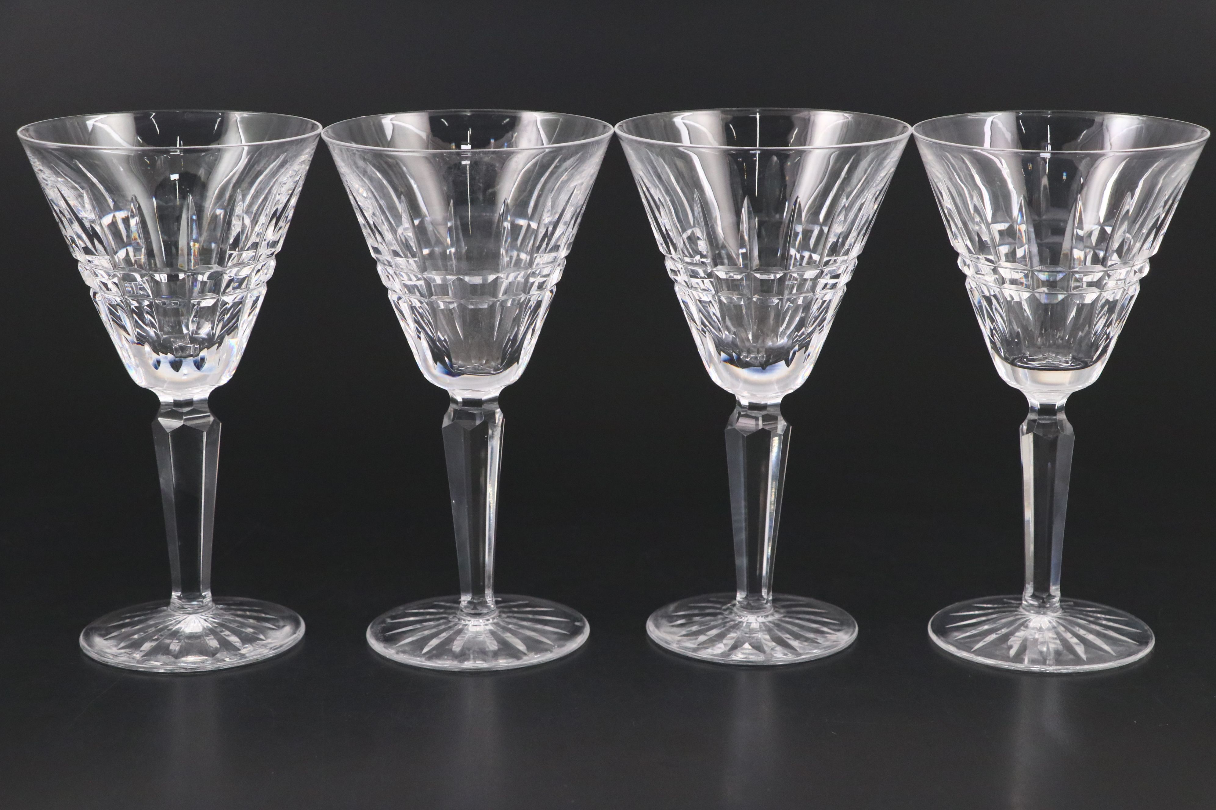 Waterford "Lismore" with Other Decanter and "Glenmore" Wine Glasses and Tray