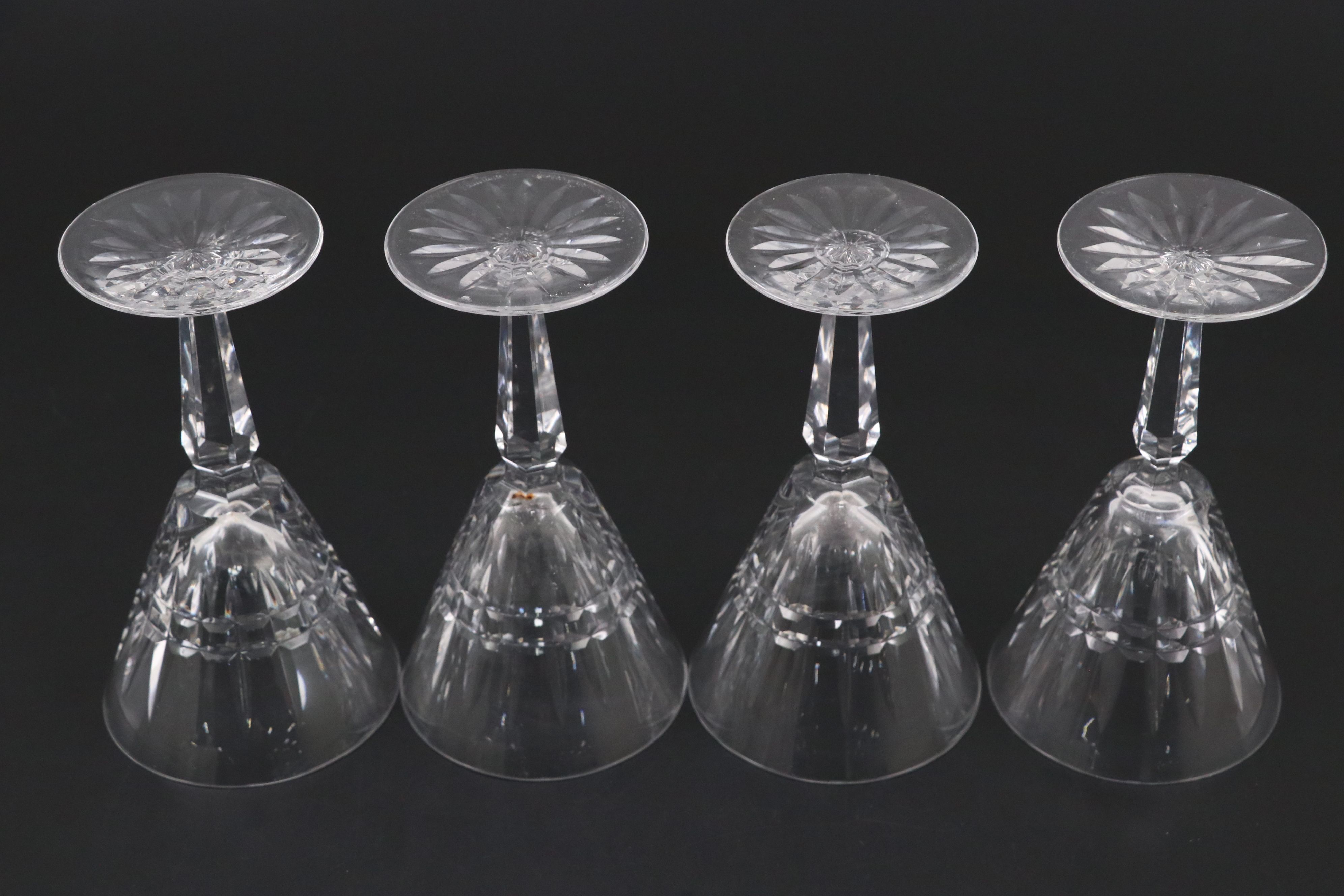 Waterford "Lismore" with Other Decanter and "Glenmore" Wine Glasses and Tray