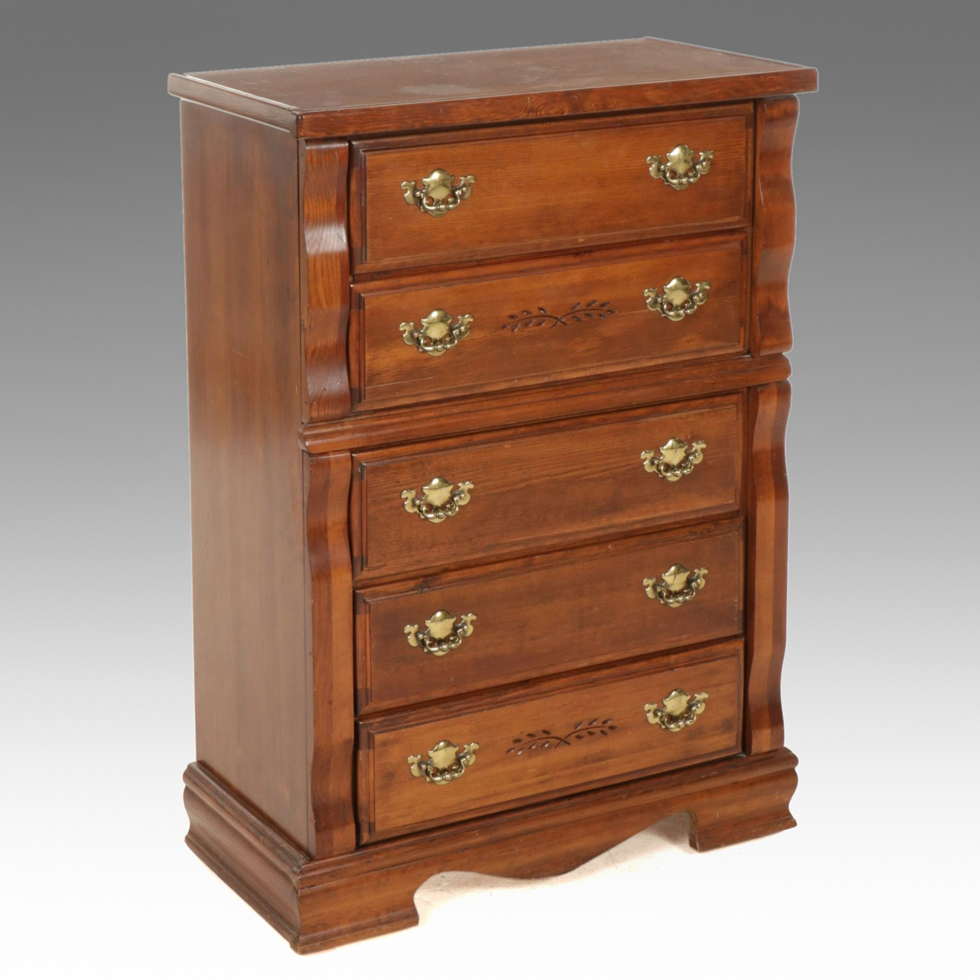 Pine Chest of Drawers, 21st Century