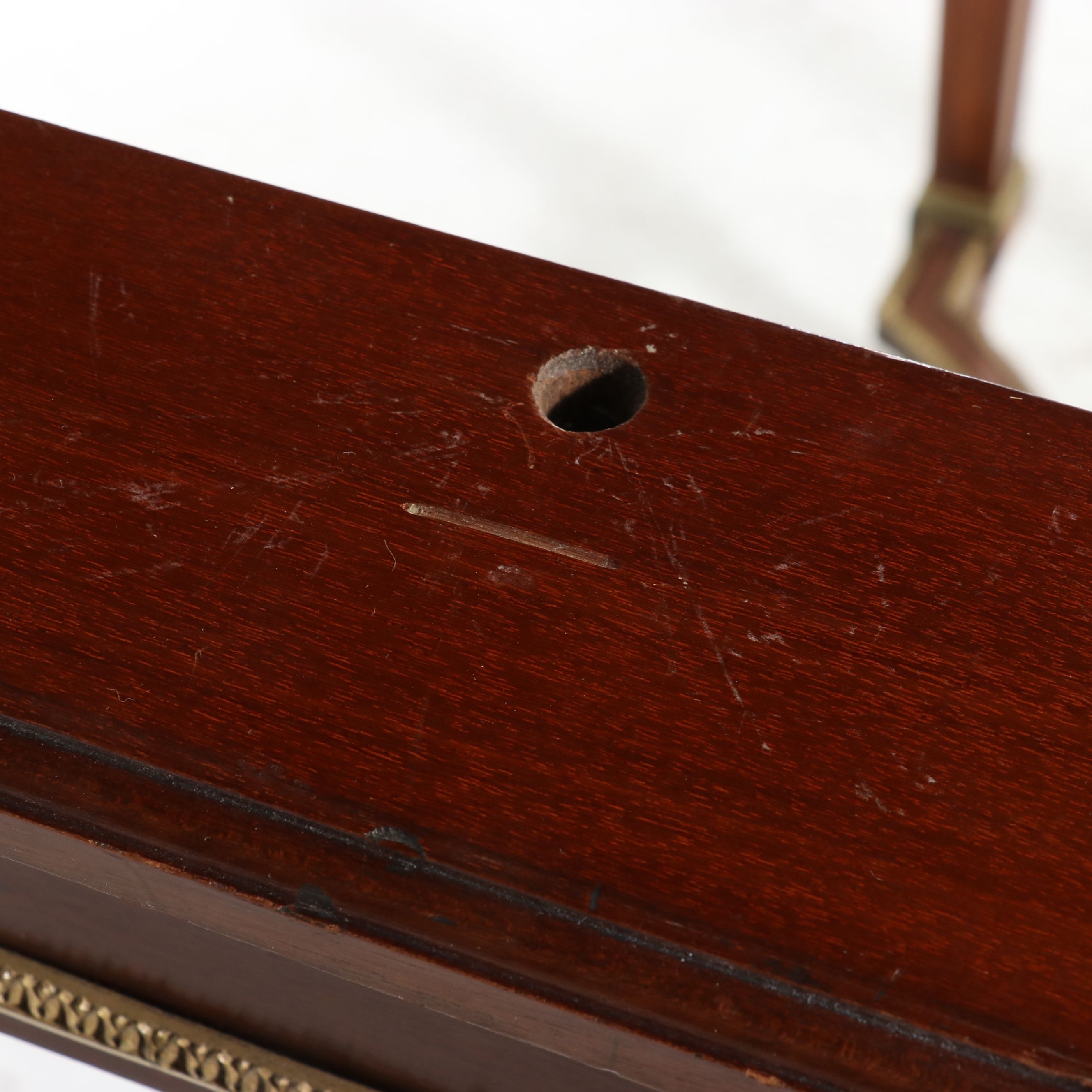 Louis XVI Style Ormolu Mounted Mahogany Console Frame, 20th Century