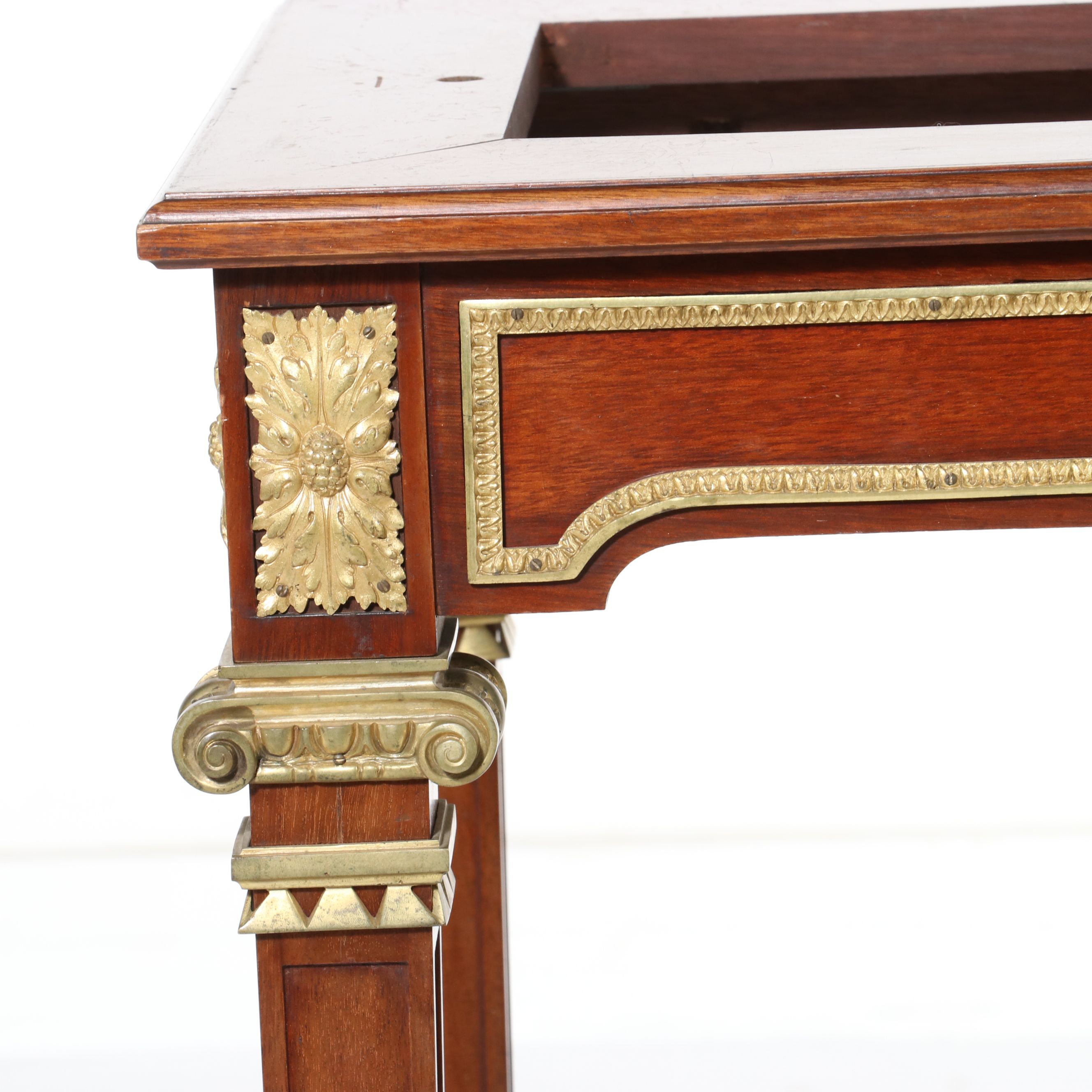 Louis XVI Style Ormolu Mounted Mahogany Console Frame, 20th Century
