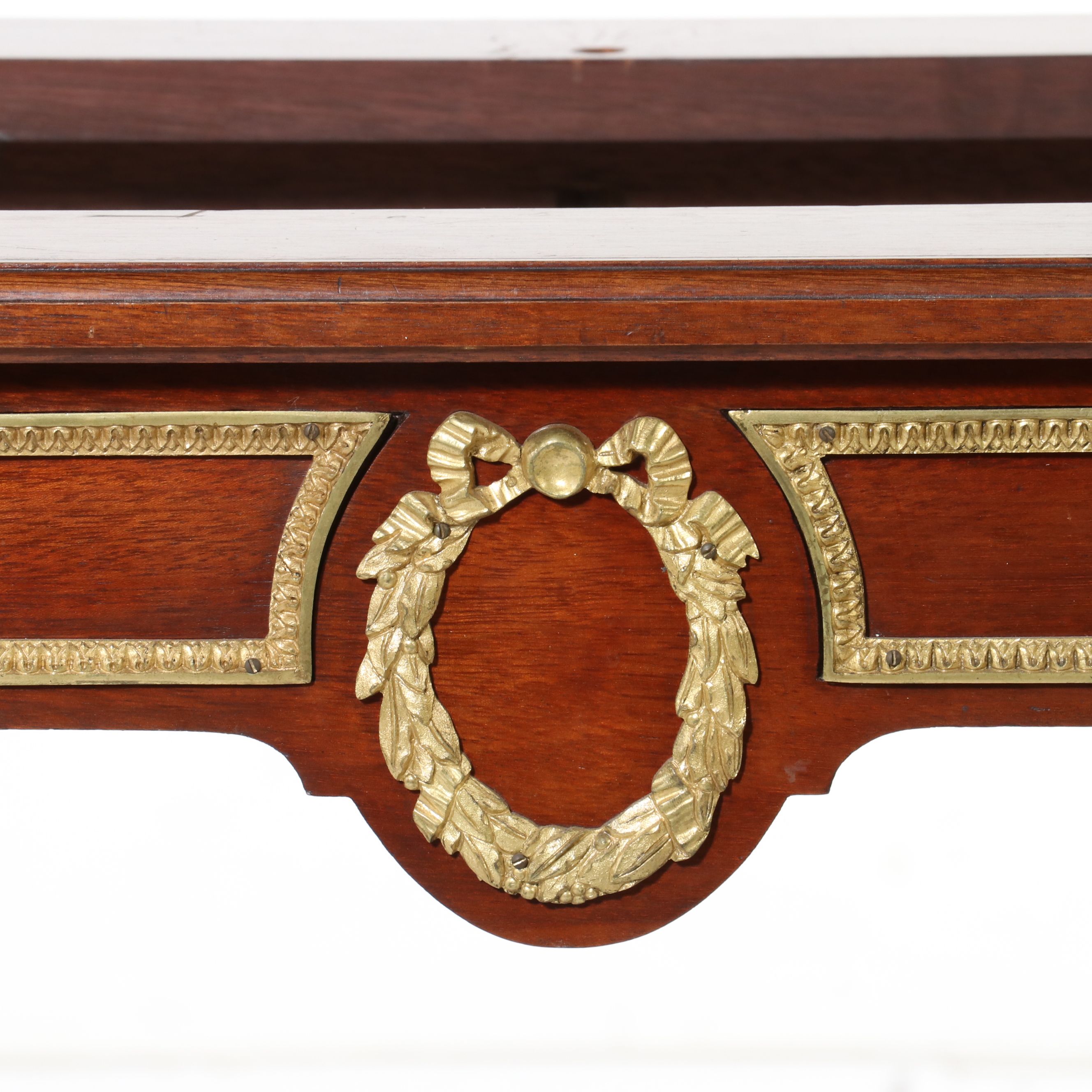 Louis XVI Style Ormolu Mounted Mahogany Console Frame, 20th Century