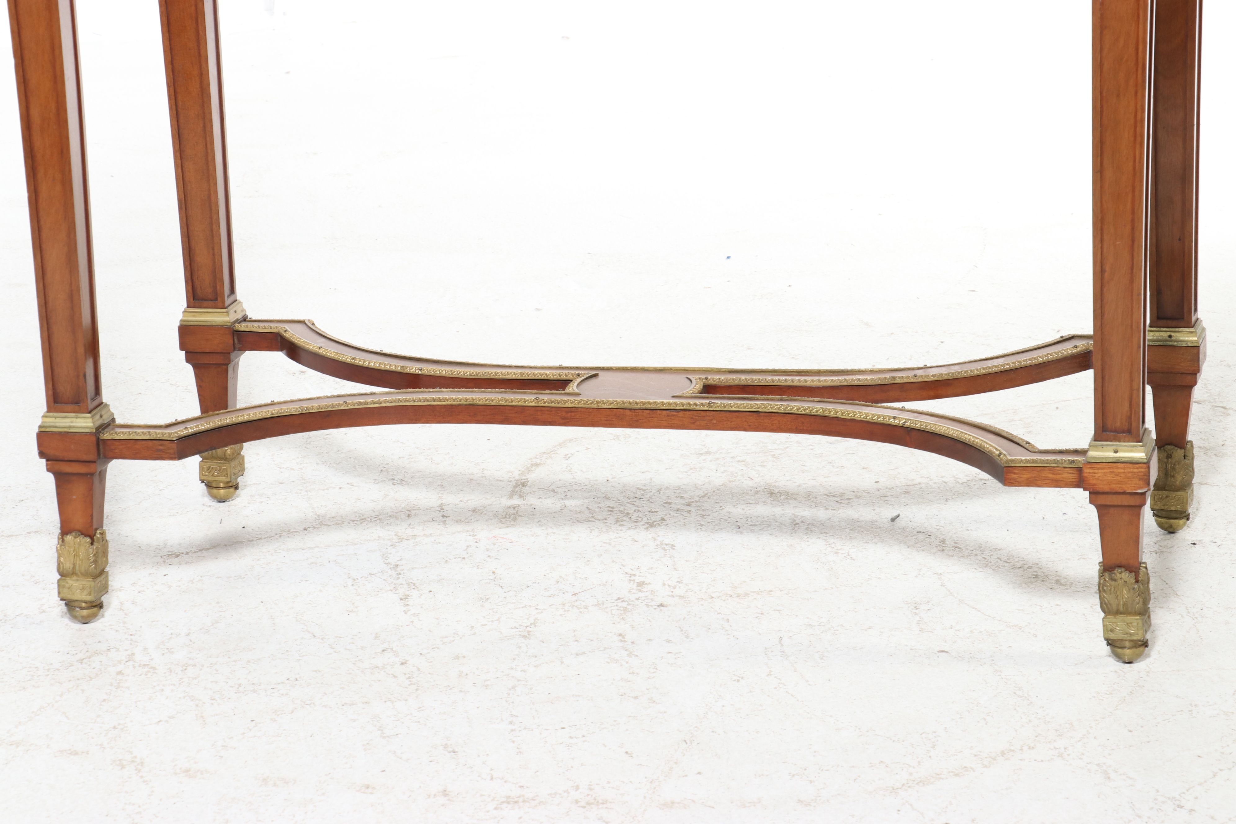 Louis XVI Style Ormolu Mounted Mahogany Console Frame, 20th Century