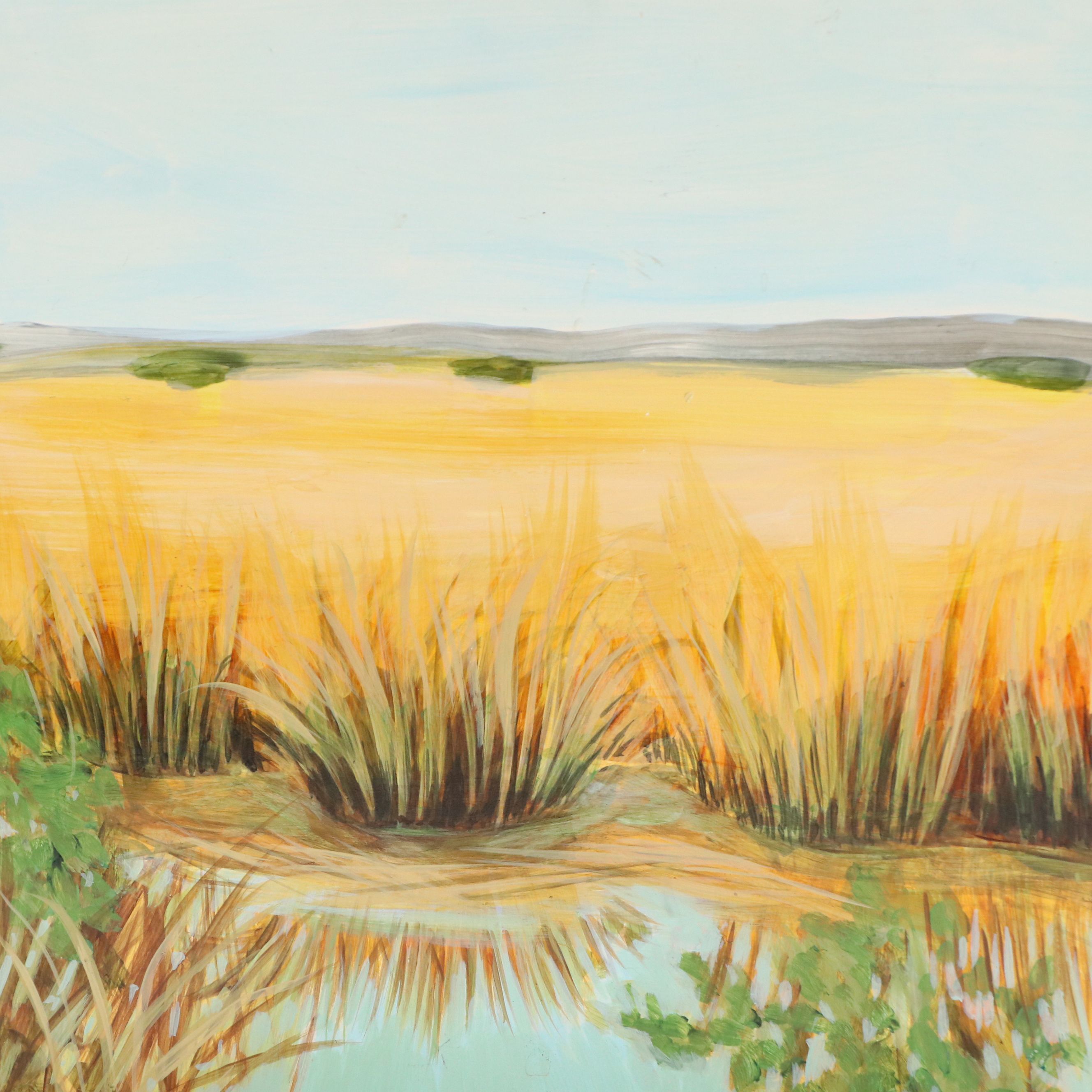 Jamee Linton Acrylic Painting "Wild Life Refuge," 2004