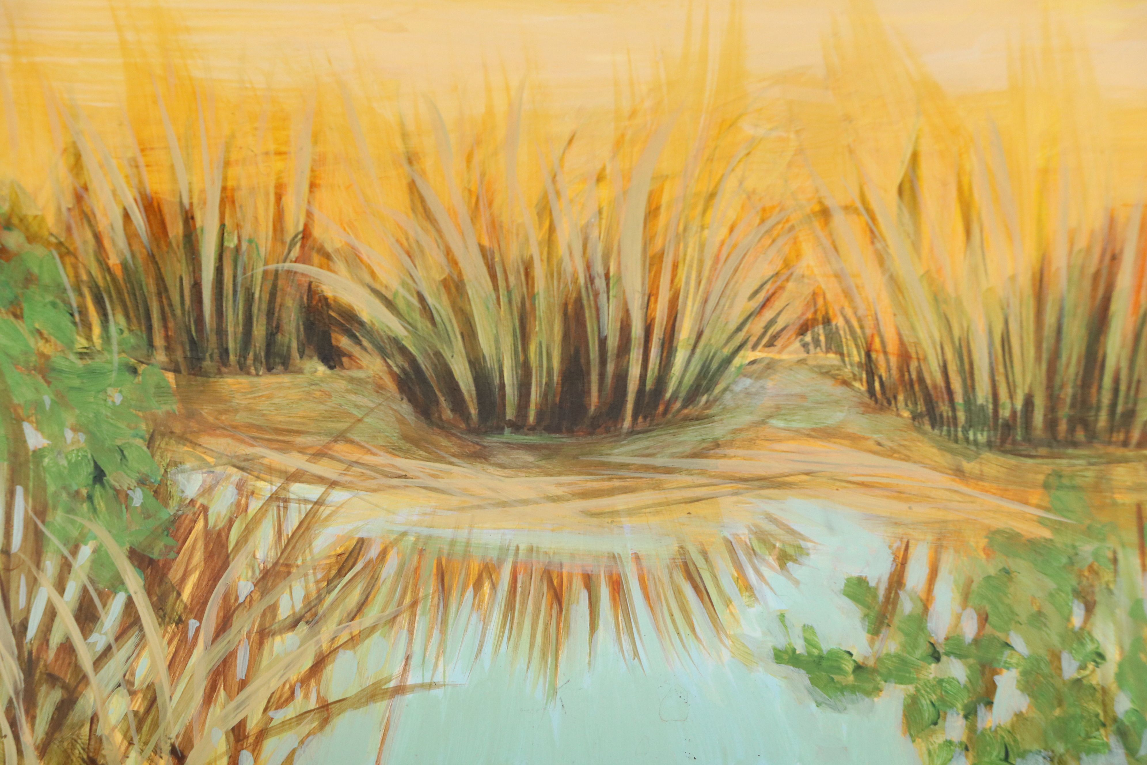 Jamee Linton Acrylic Painting "Wild Life Refuge," 2004