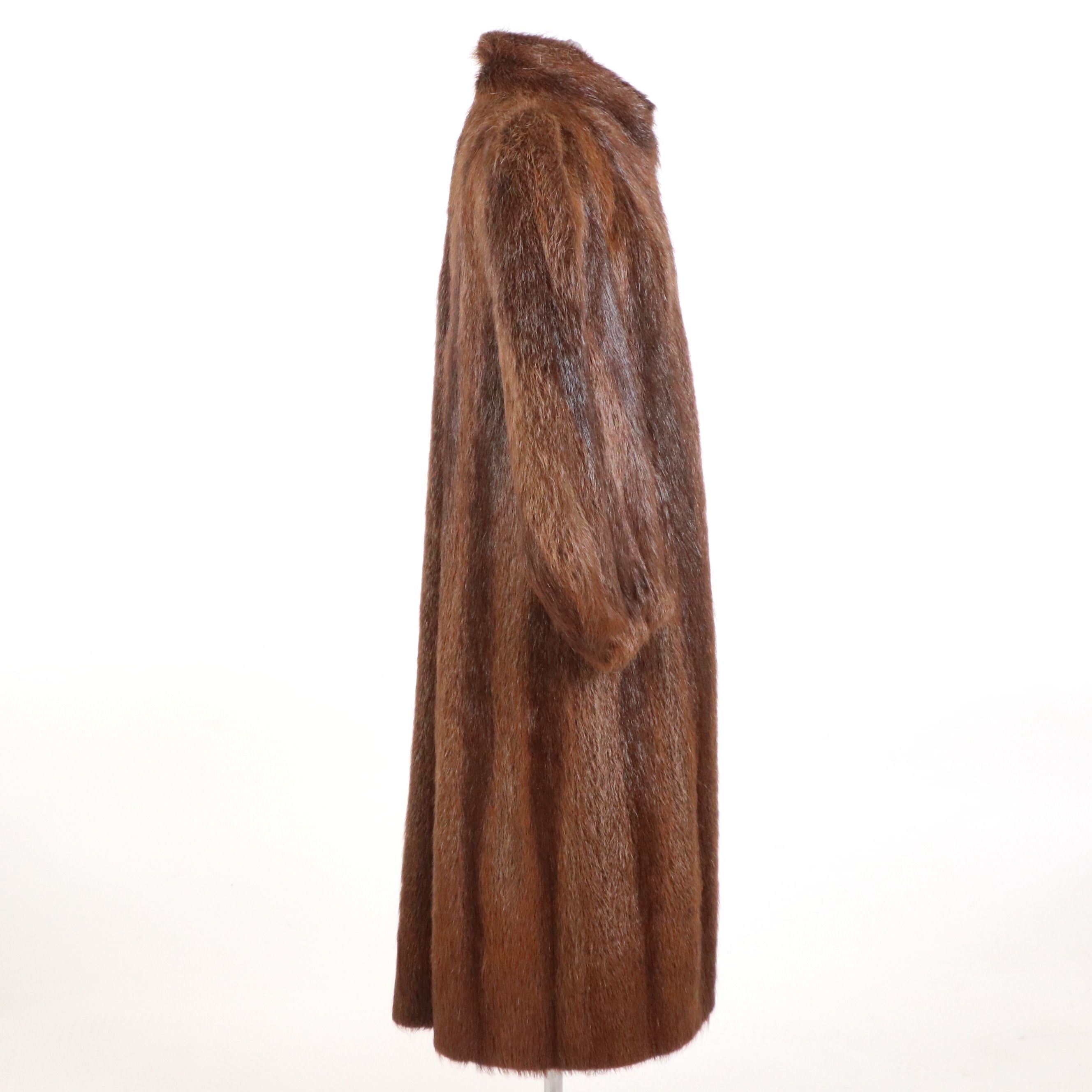 Chilean Natural Beaver Fur Coat