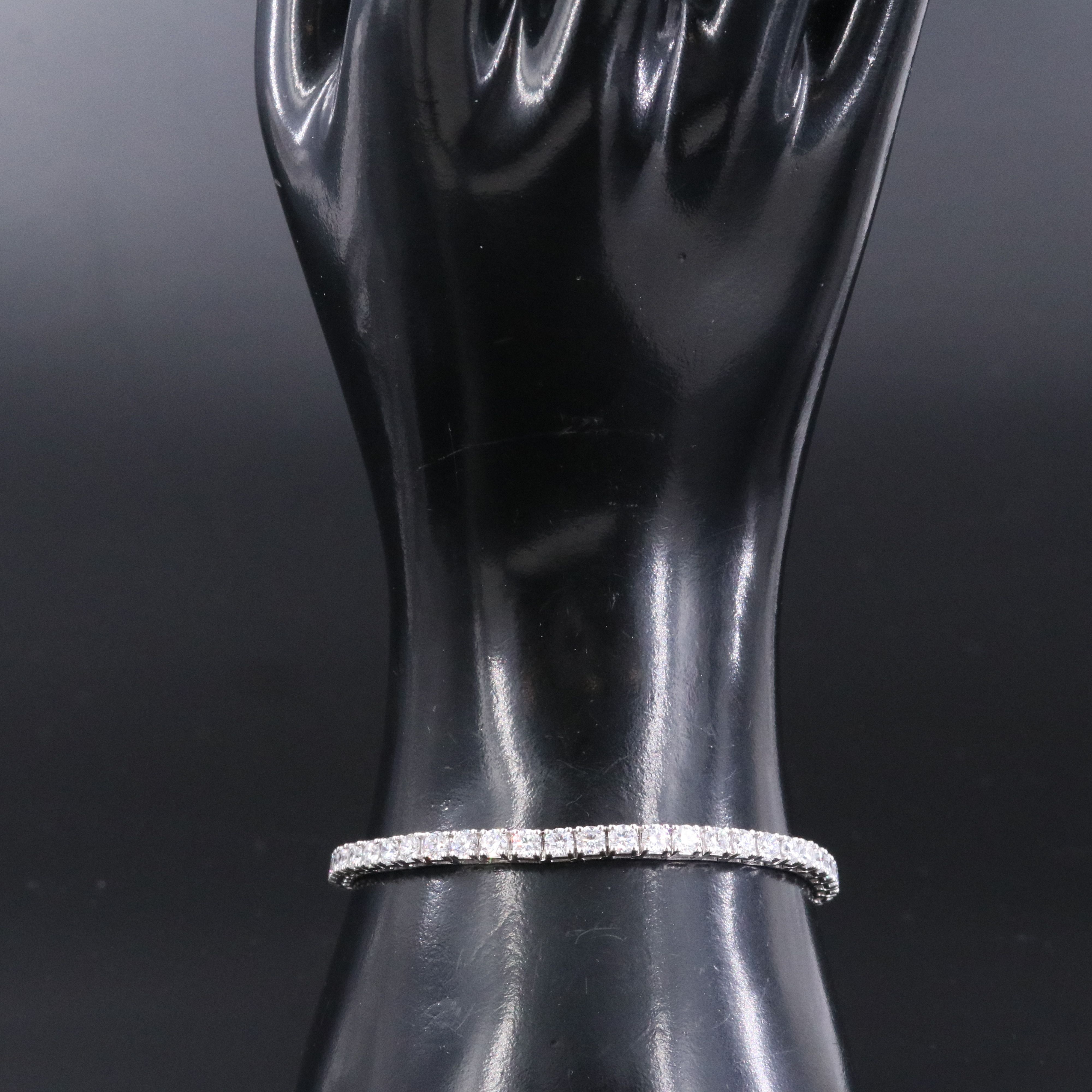 14K 7.00 CTW Lab Grown Diamond Line Bracelet