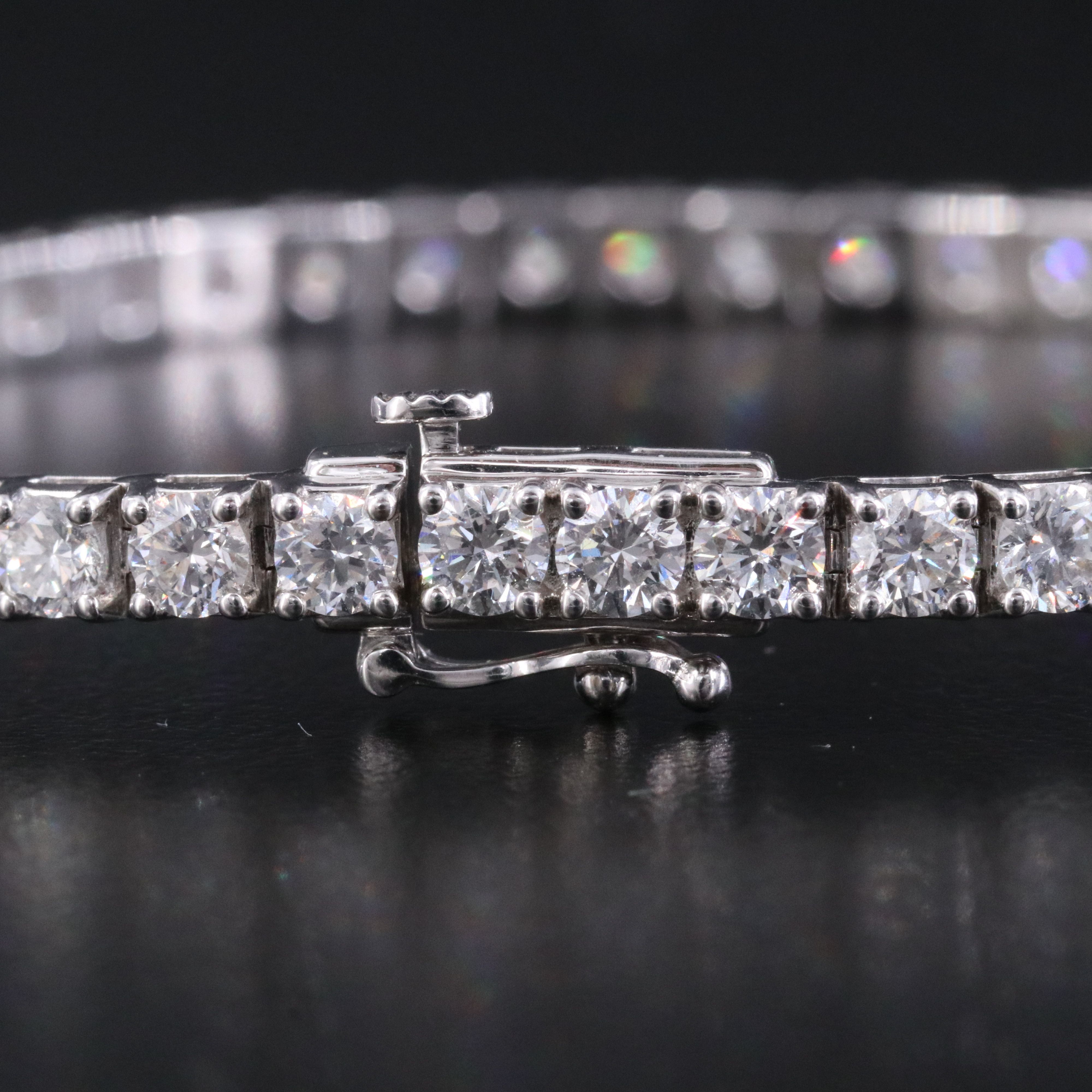 14K 7.00 CTW Lab Grown Diamond Line Bracelet