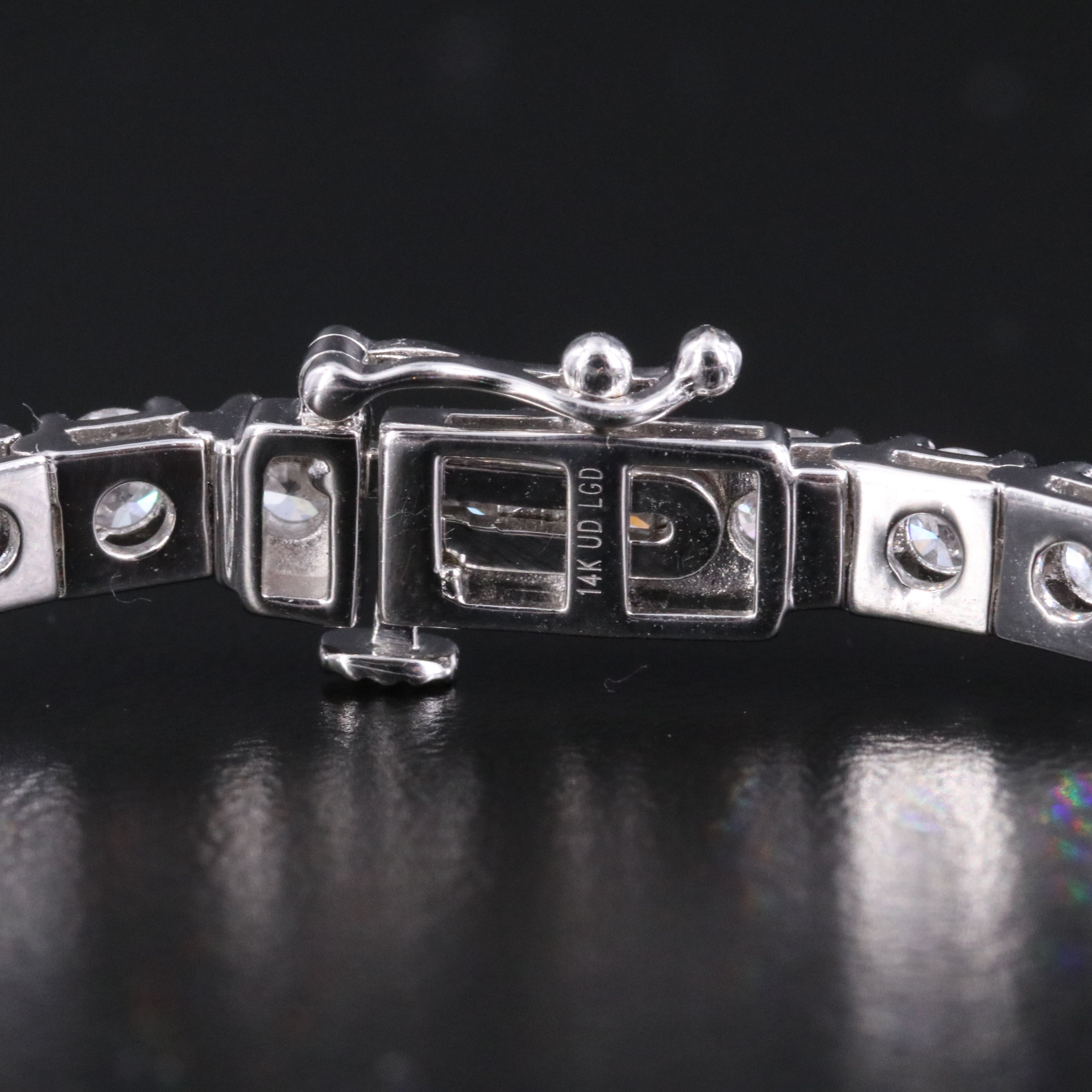 14K 7.00 CTW Lab Grown Diamond Line Bracelet