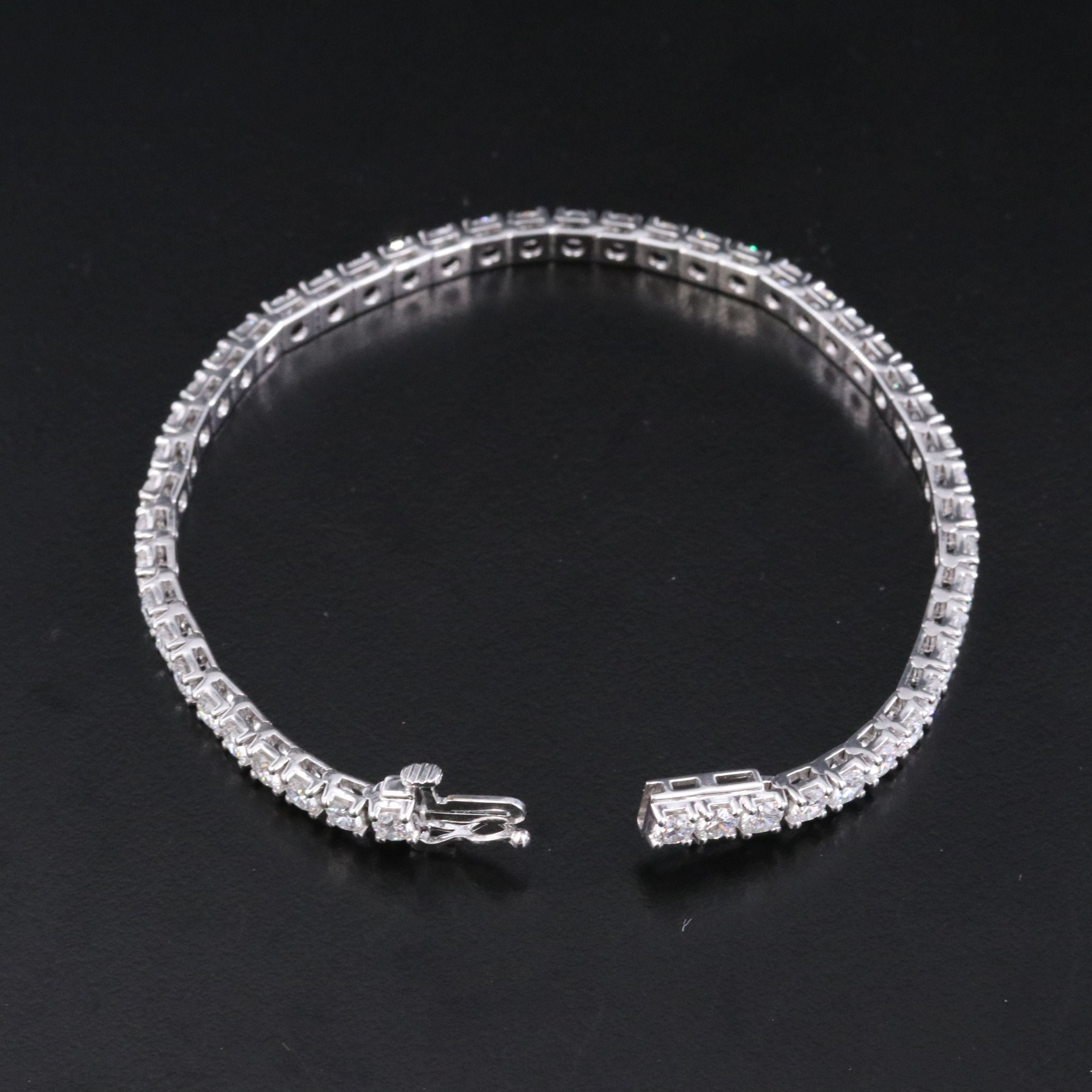 14K 7.00 CTW Lab Grown Diamond Line Bracelet