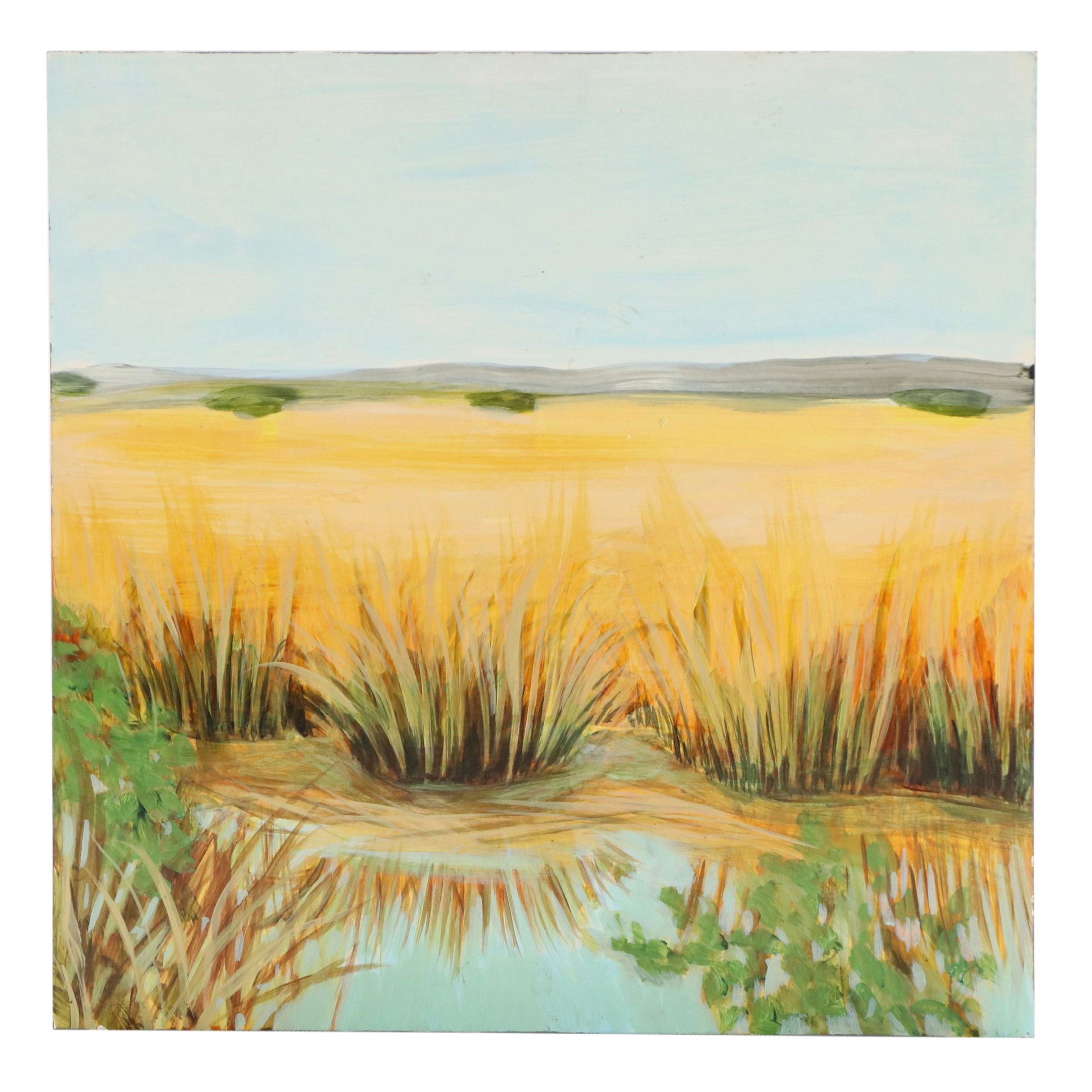 Jamee Linton Acrylic Painting "Wild Life Refuge," 2004