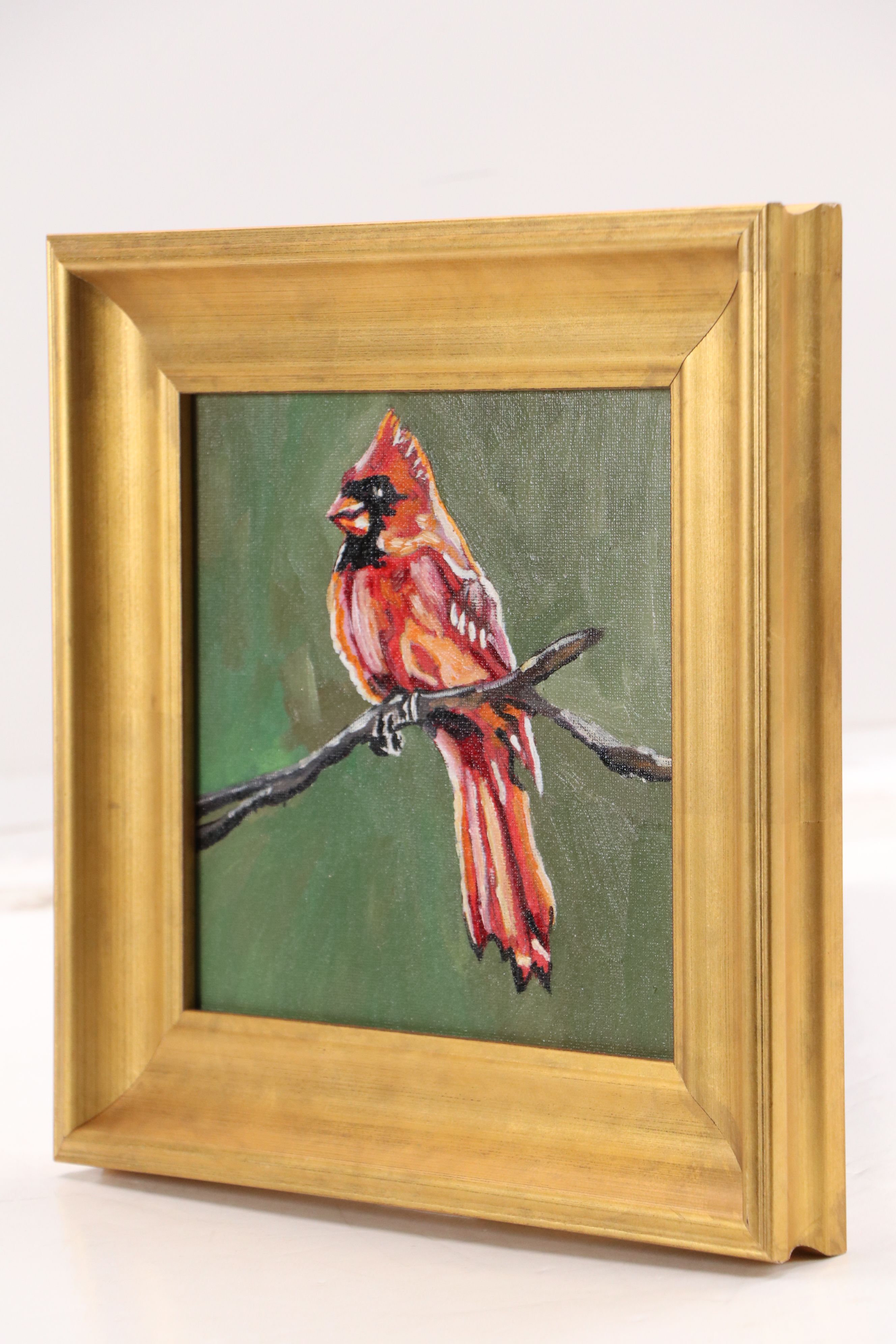 Neville Shenton Oil Painting of Cardinal