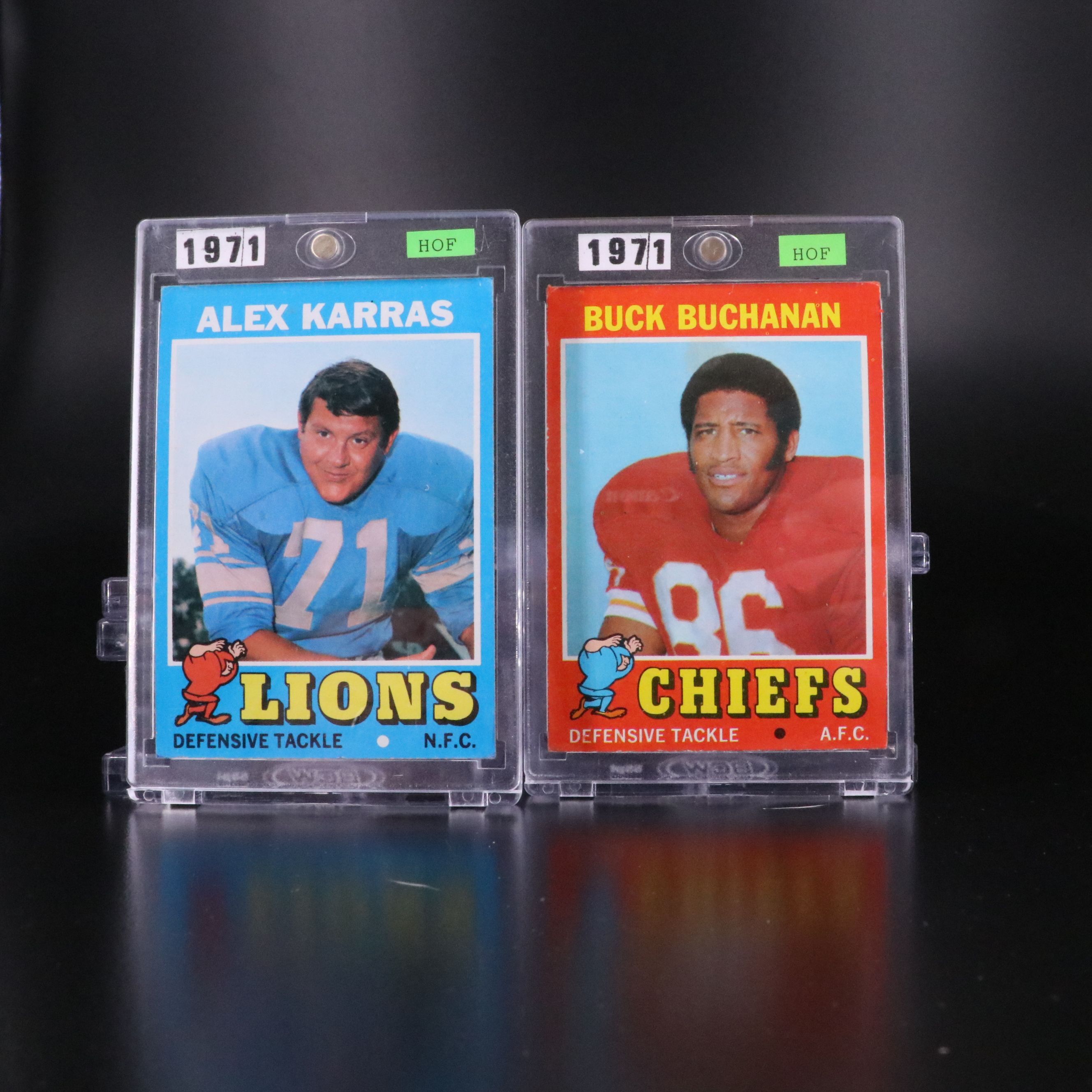 Topps Football Cards Featuring Howie Long Rookie and More, 1969-1984