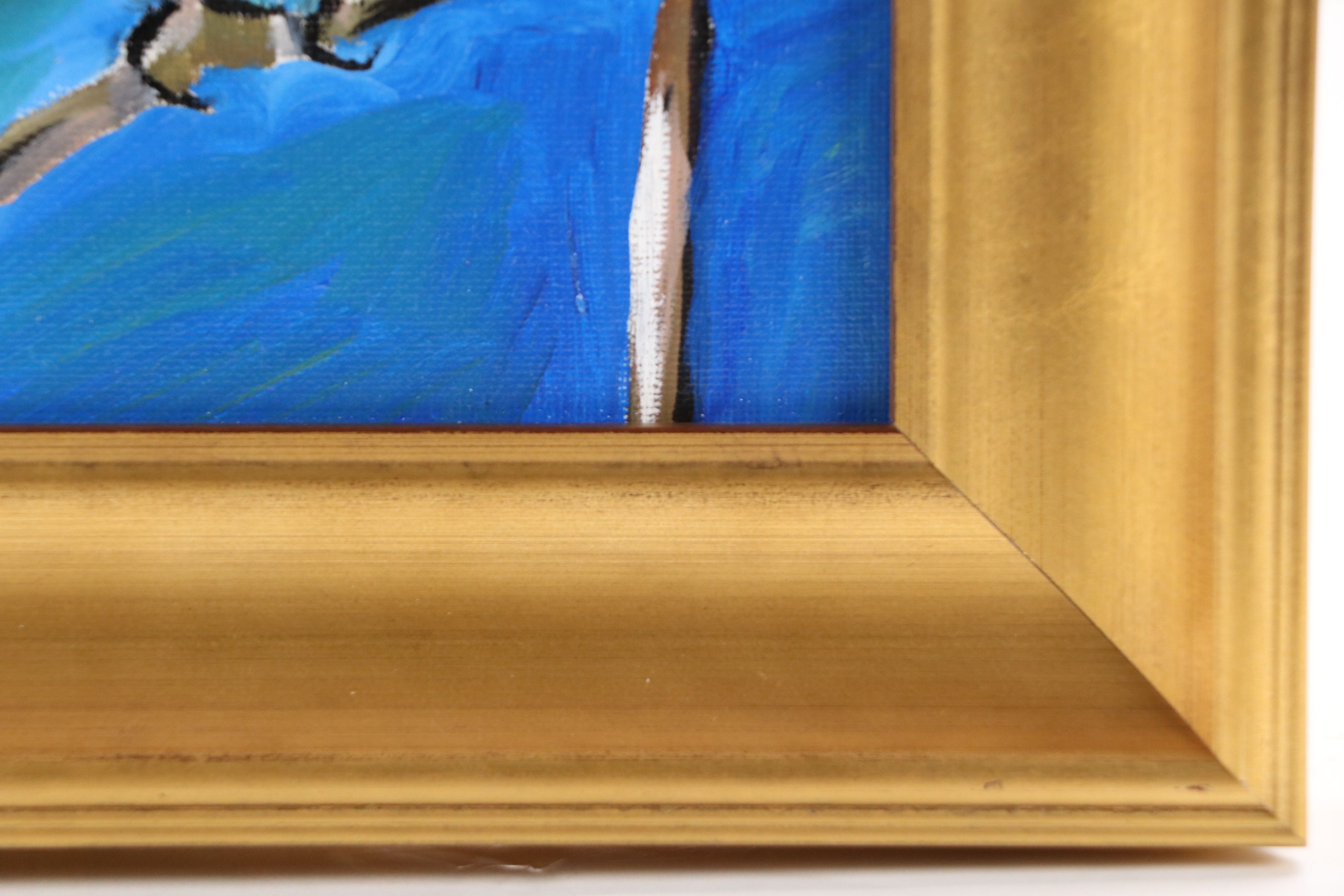 Neville Shenton Oil Painting of House Finch