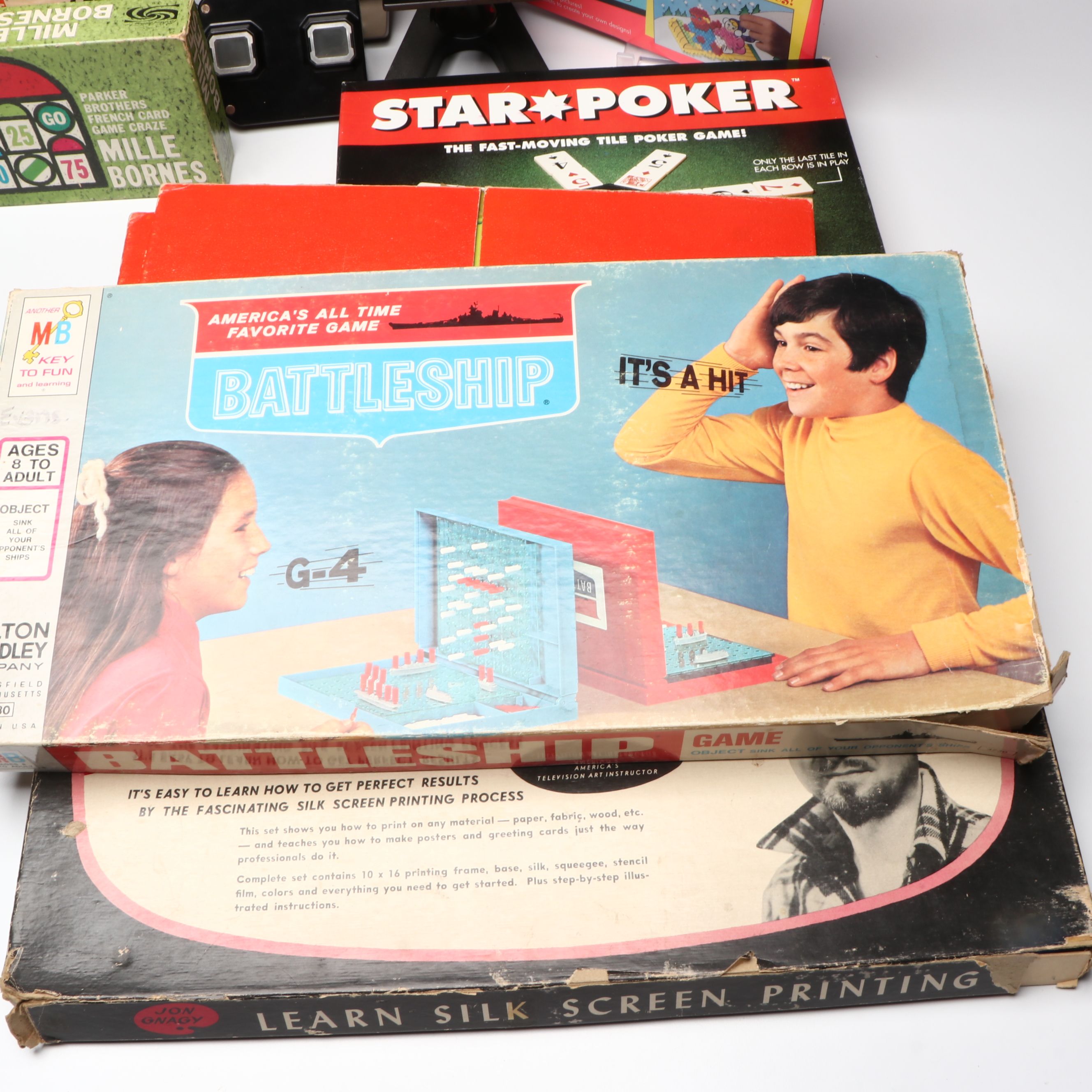 Lite-Brite, Battleship, View-Master and More Vintage Toys and Games