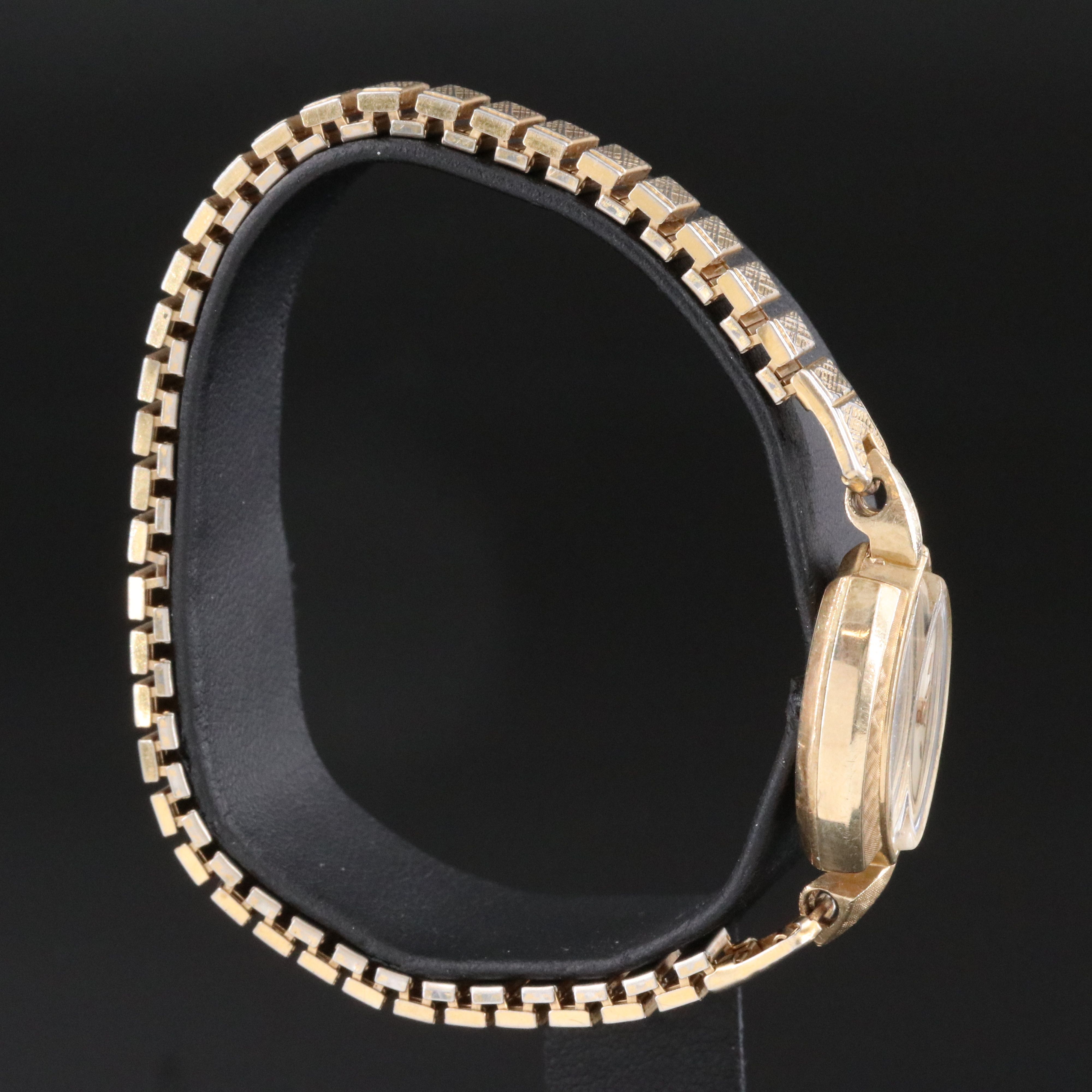 Vintage Longines Marquise Style Gold-Filled Cocktail Watch