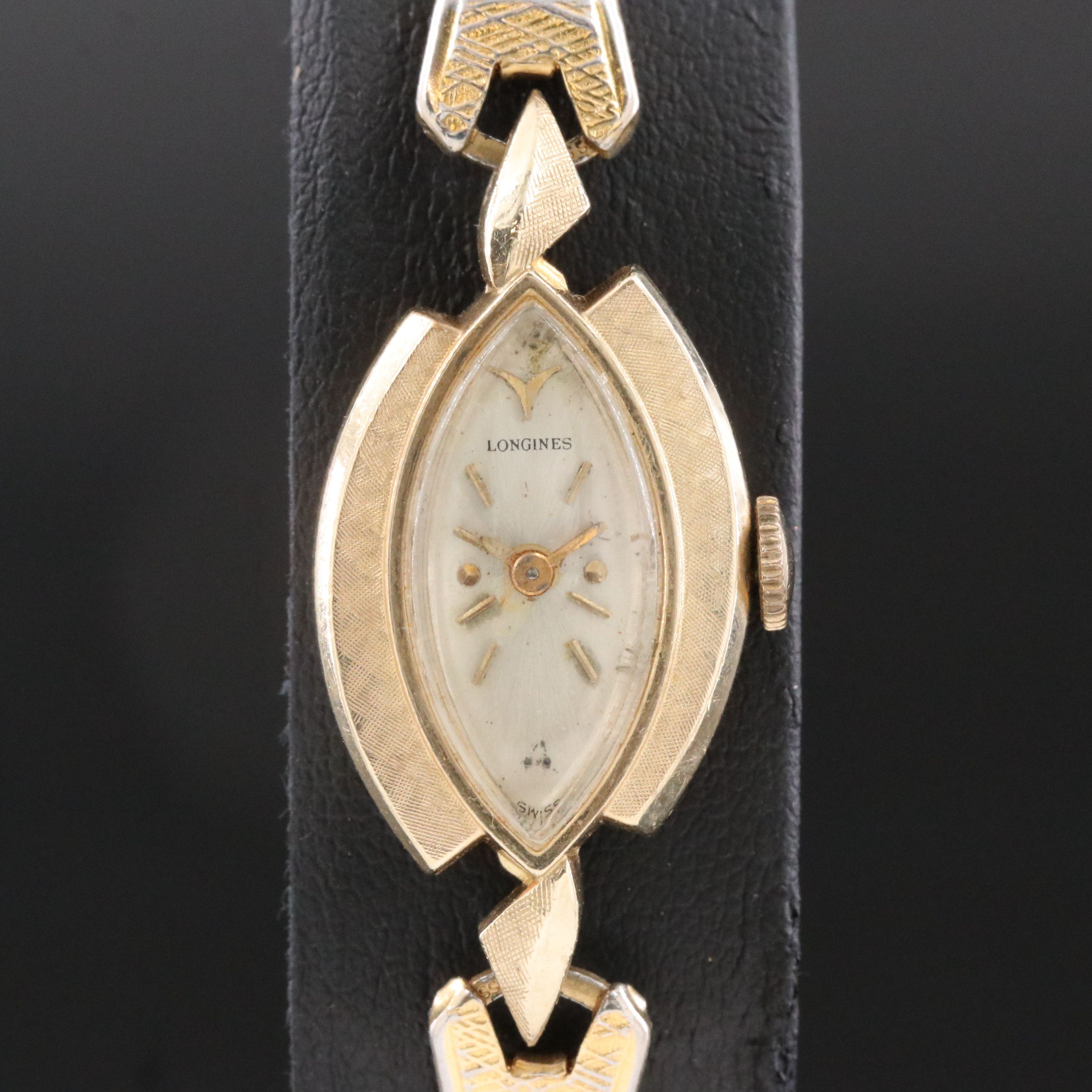 Vintage Longines Marquise Style Gold-Filled Cocktail Watch