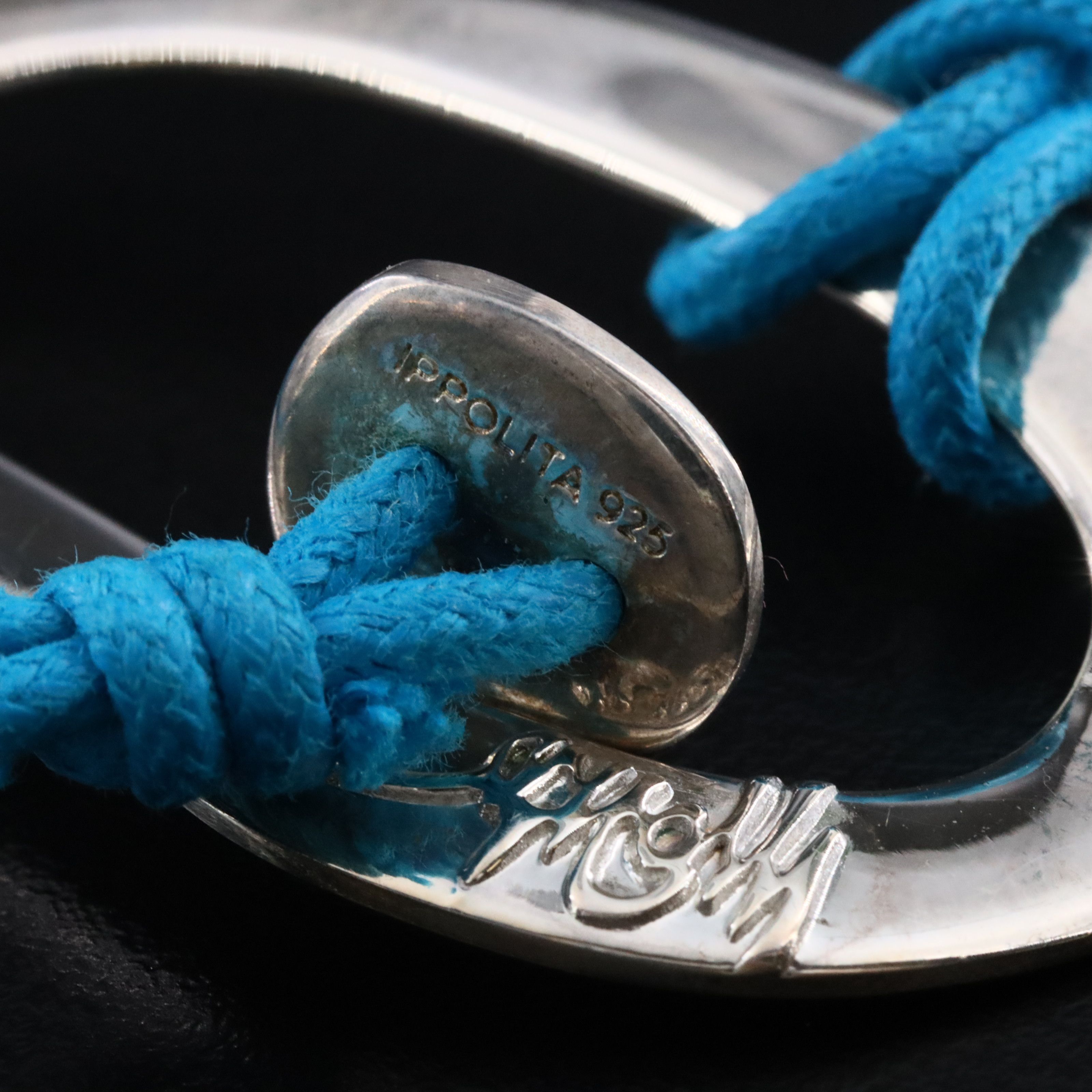 Ippolita Classico Sterling Blue Cord Bracelet