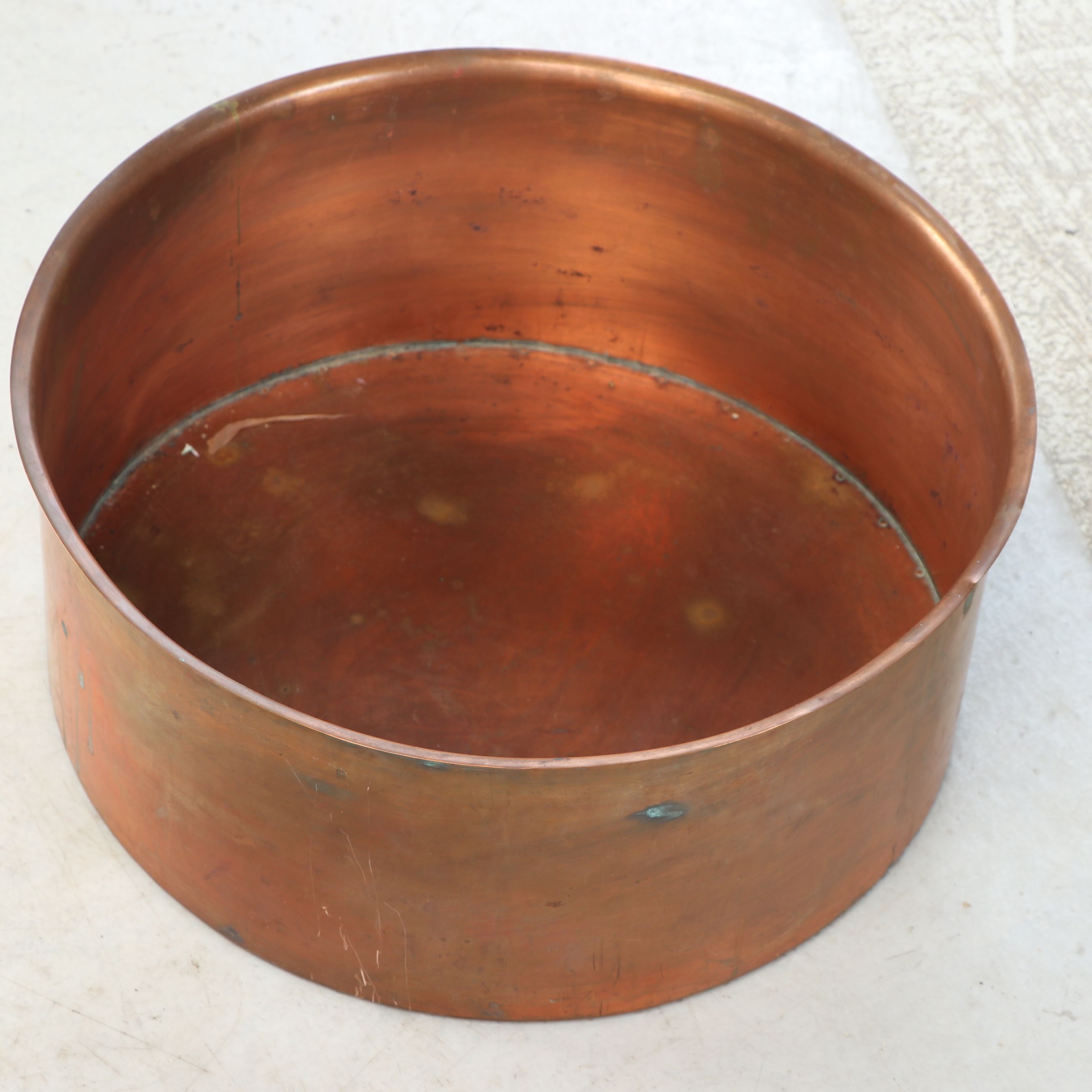 Antique Japanese Wood and Copper Brazier
