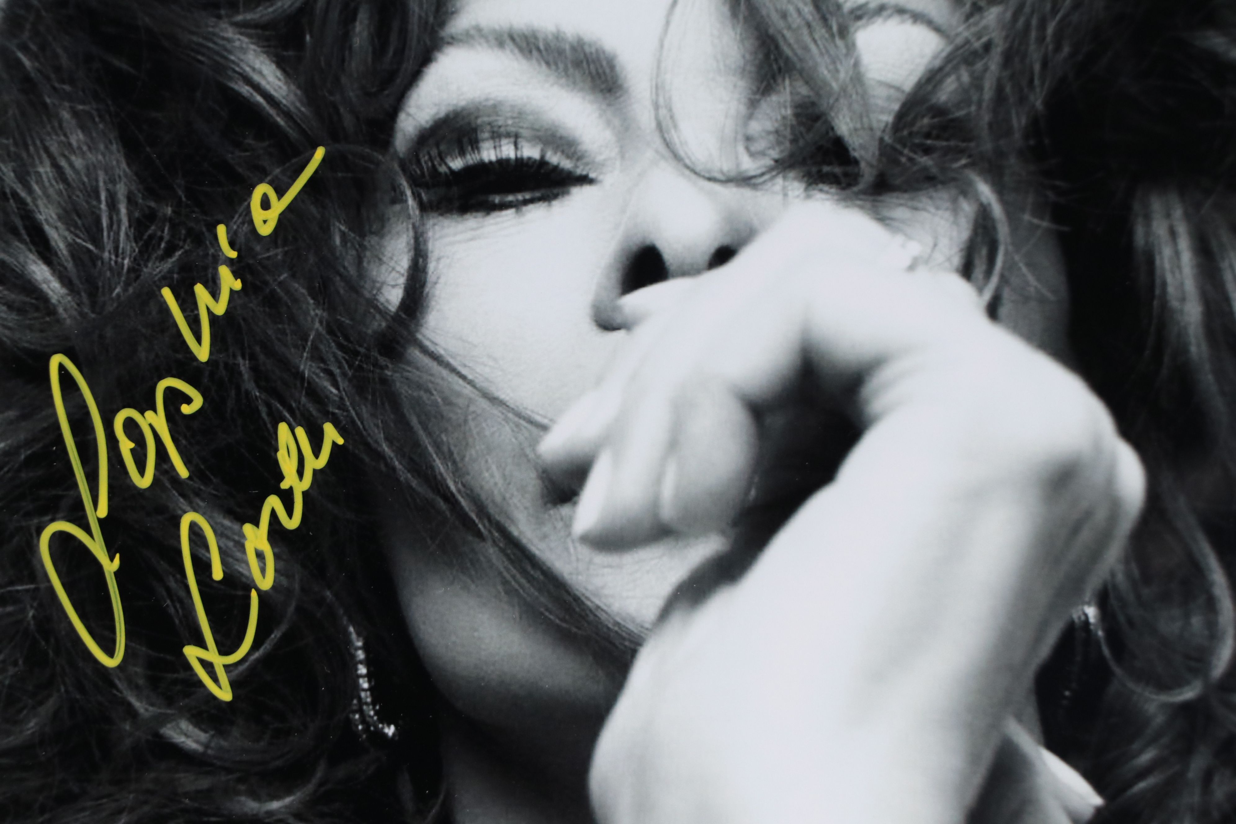 Sophia Loren Signed Digital Print Portrait, 21st Century