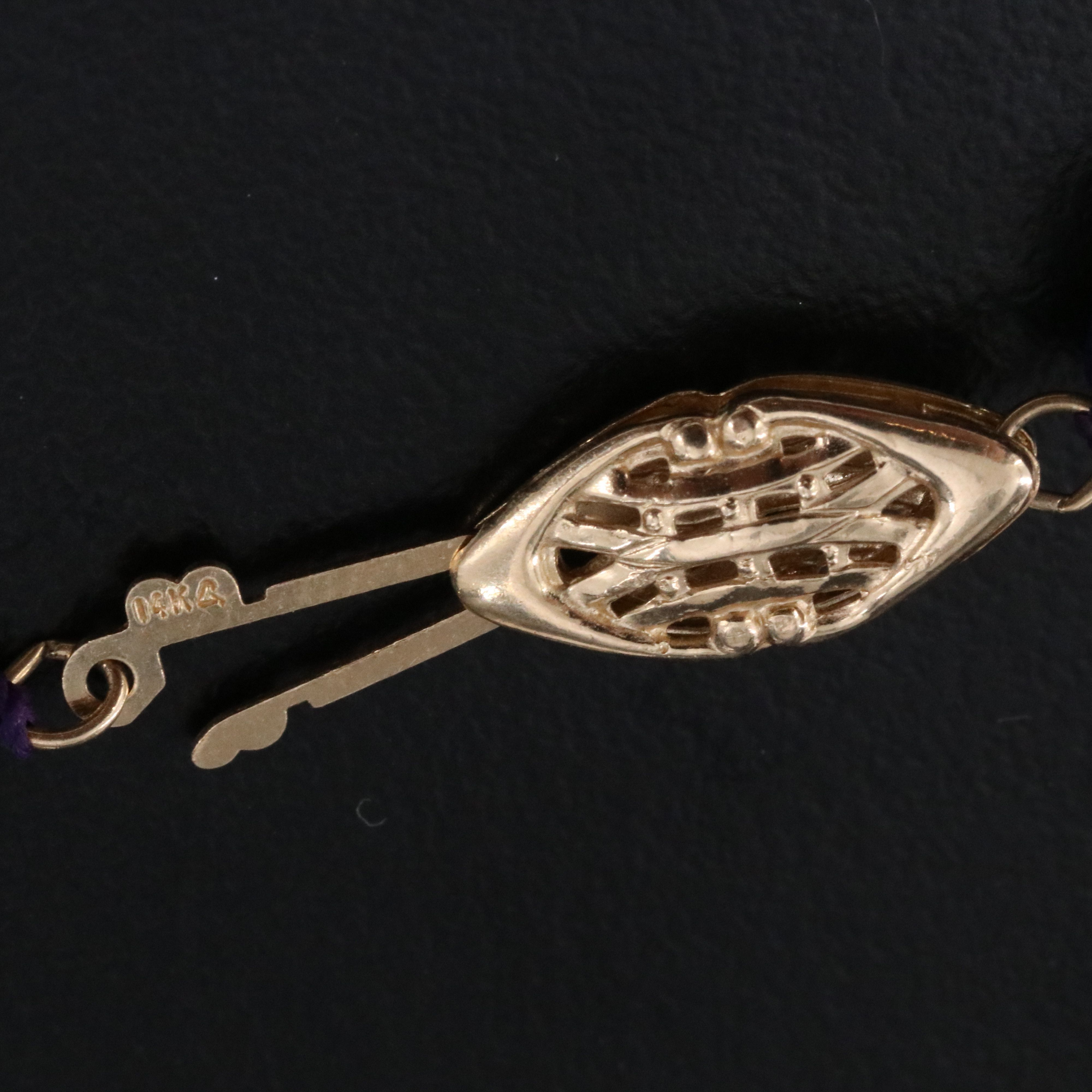 Graduated Lapis Lazuli Necklace with 14K Clasp and Spacers