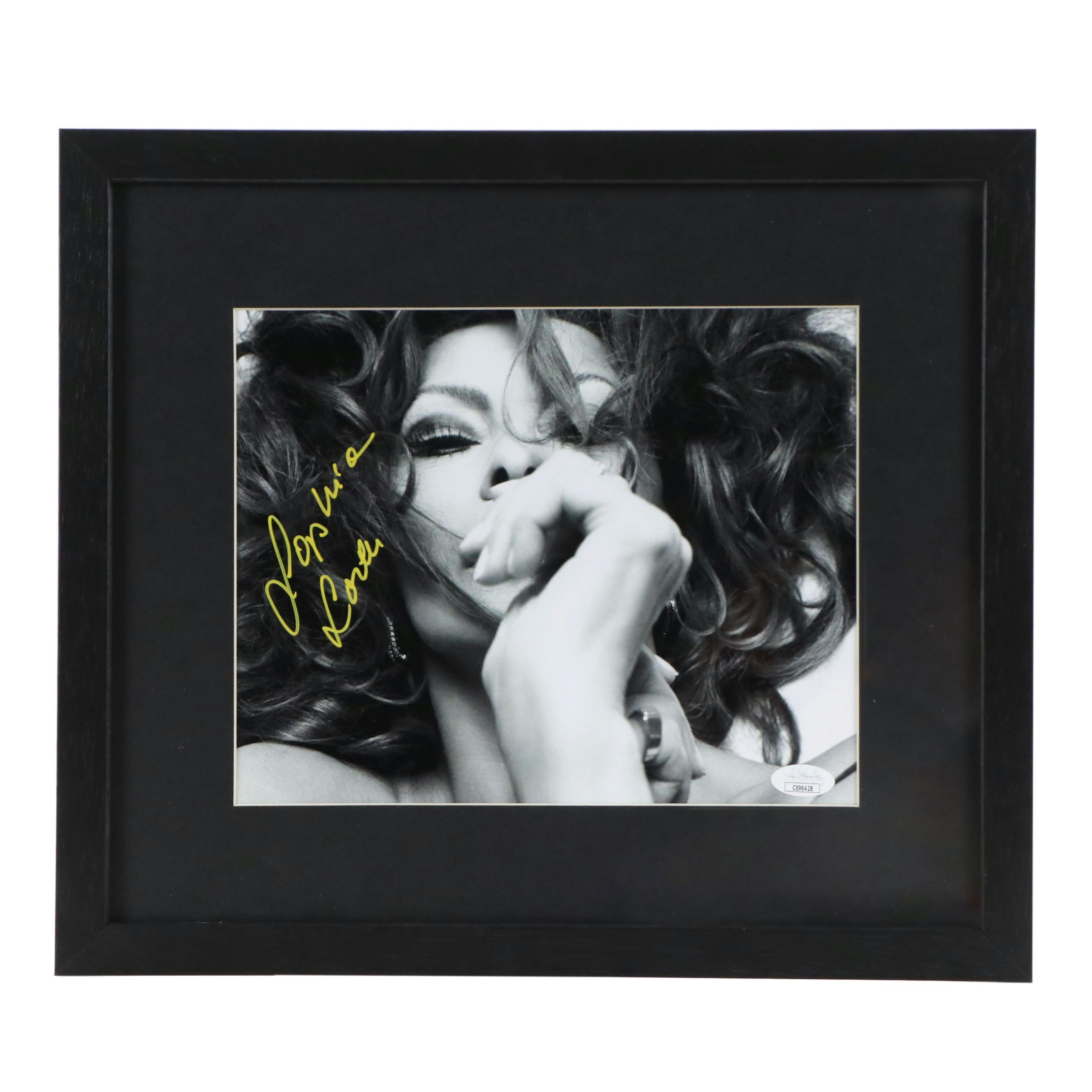 Sophia Loren Signed Digital Print Portrait, 21st Century