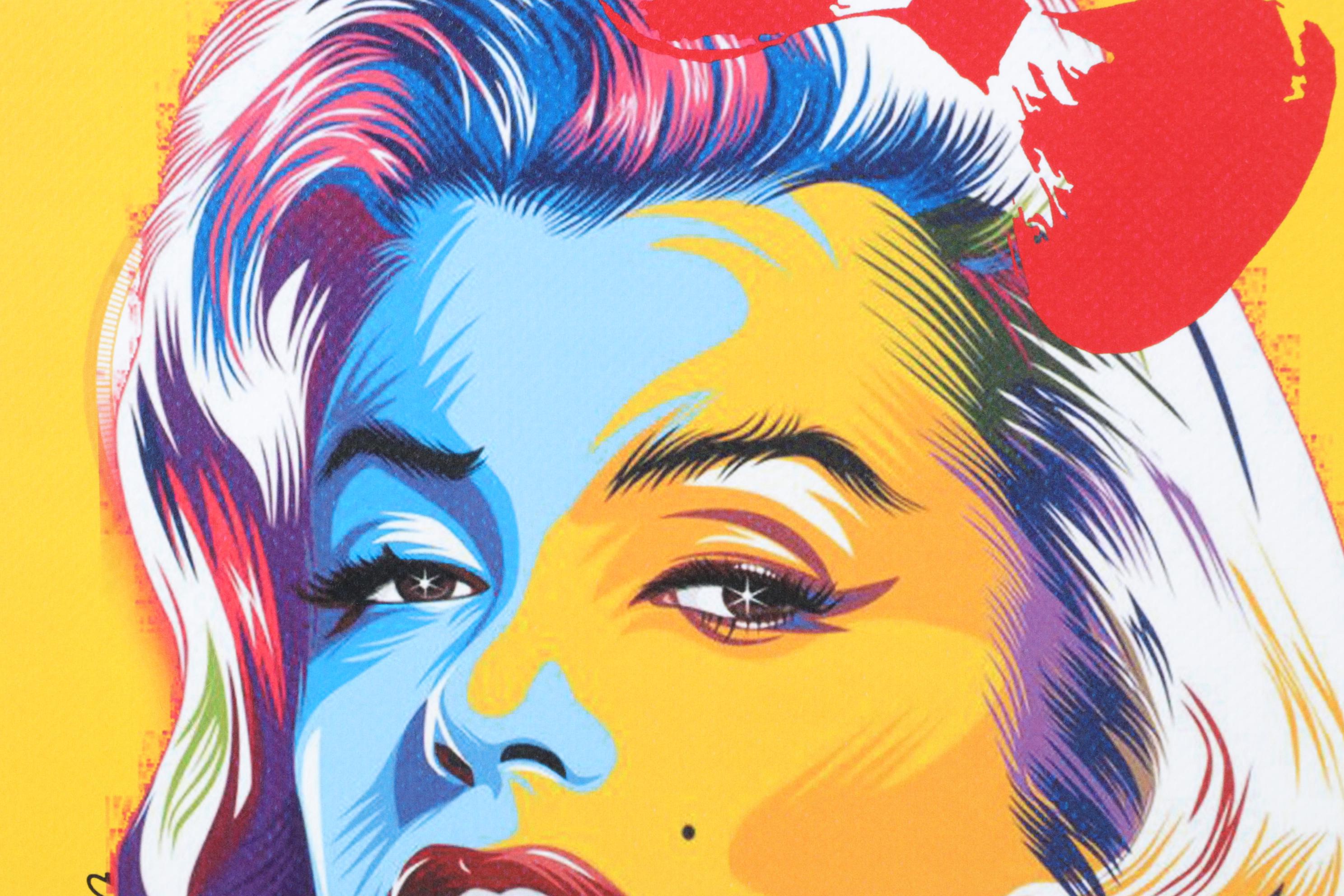 Death NYC Pop Art Graphic Print Homage to Hermès Featuring Marilyn Monroe, 2023