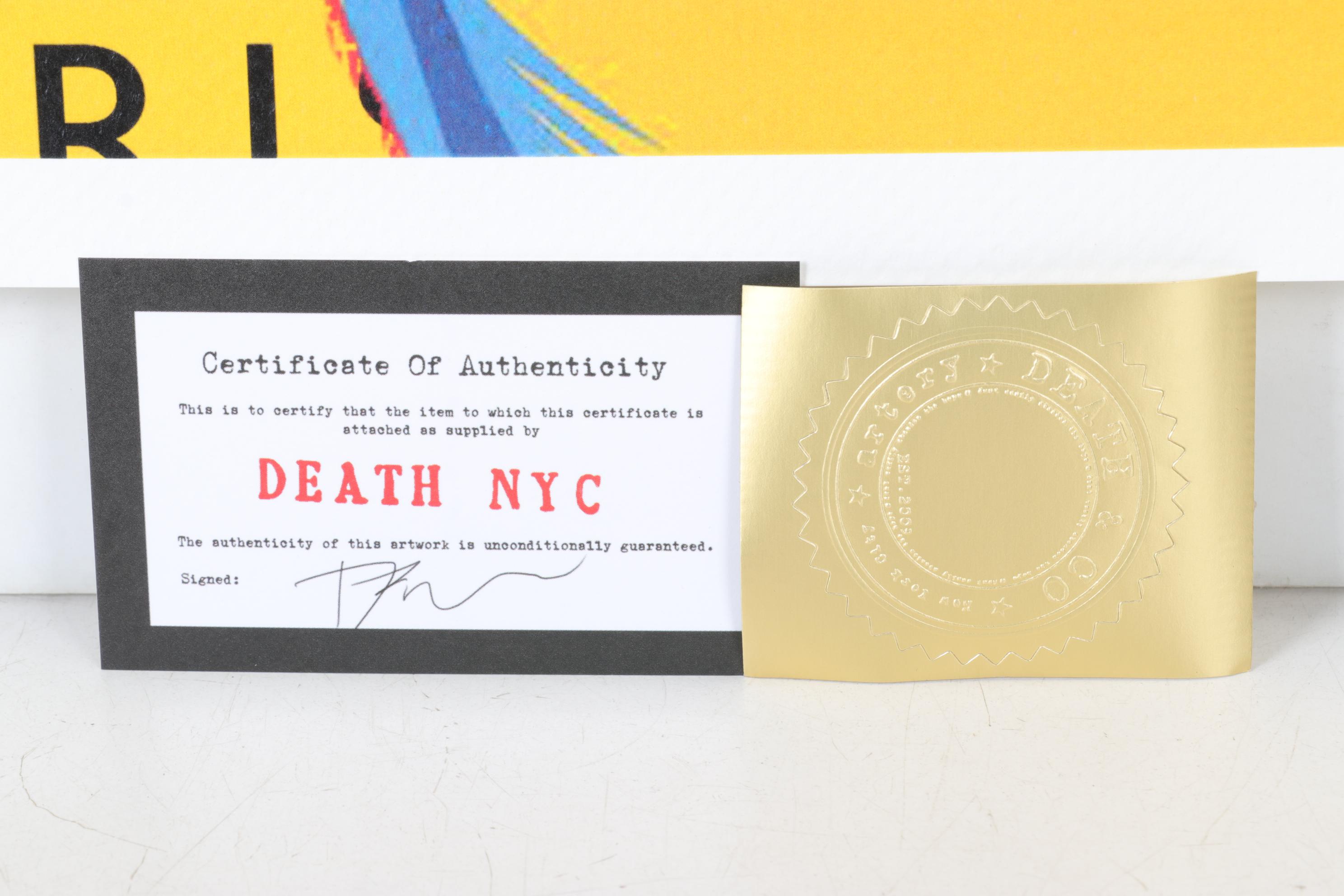 Death NYC Pop Art Graphic Print Homage to Hermès Featuring Marilyn Monroe, 2023