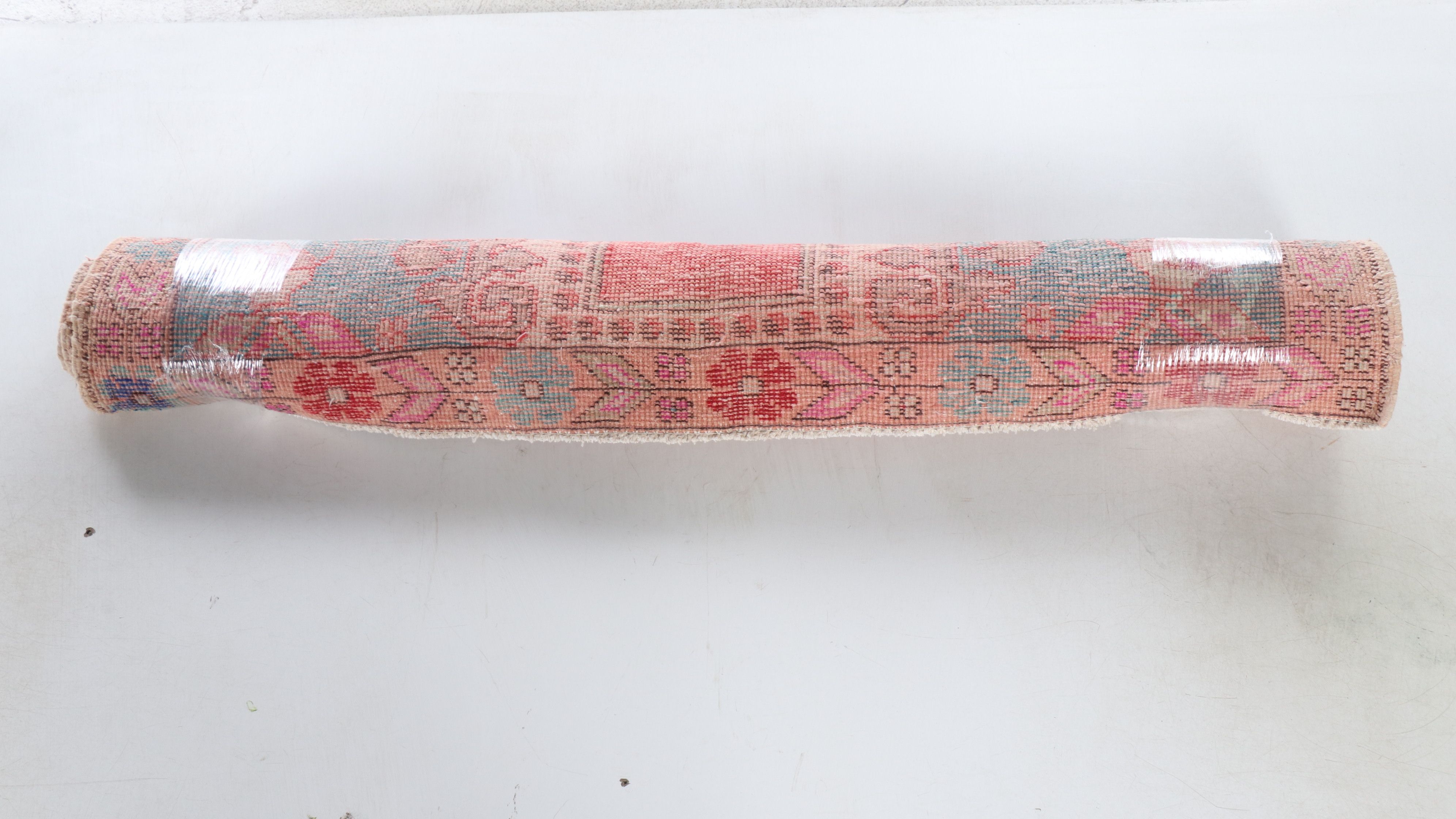 4'1 x 6'5 Hand-Knotted Turkish Anatolian Oushak Area Rug