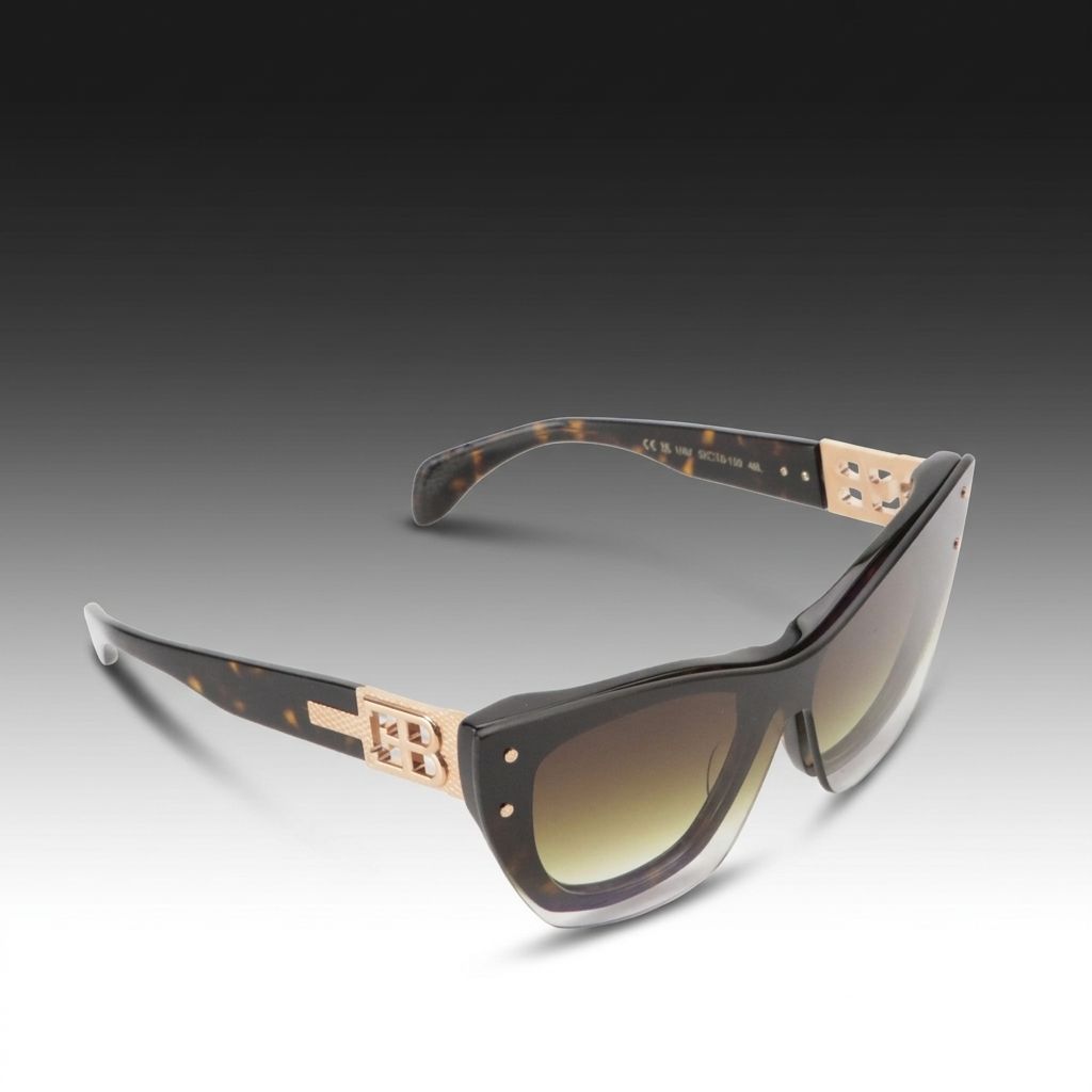 Bugatti 48L HAV Cat Eye Sunglasses, With Box