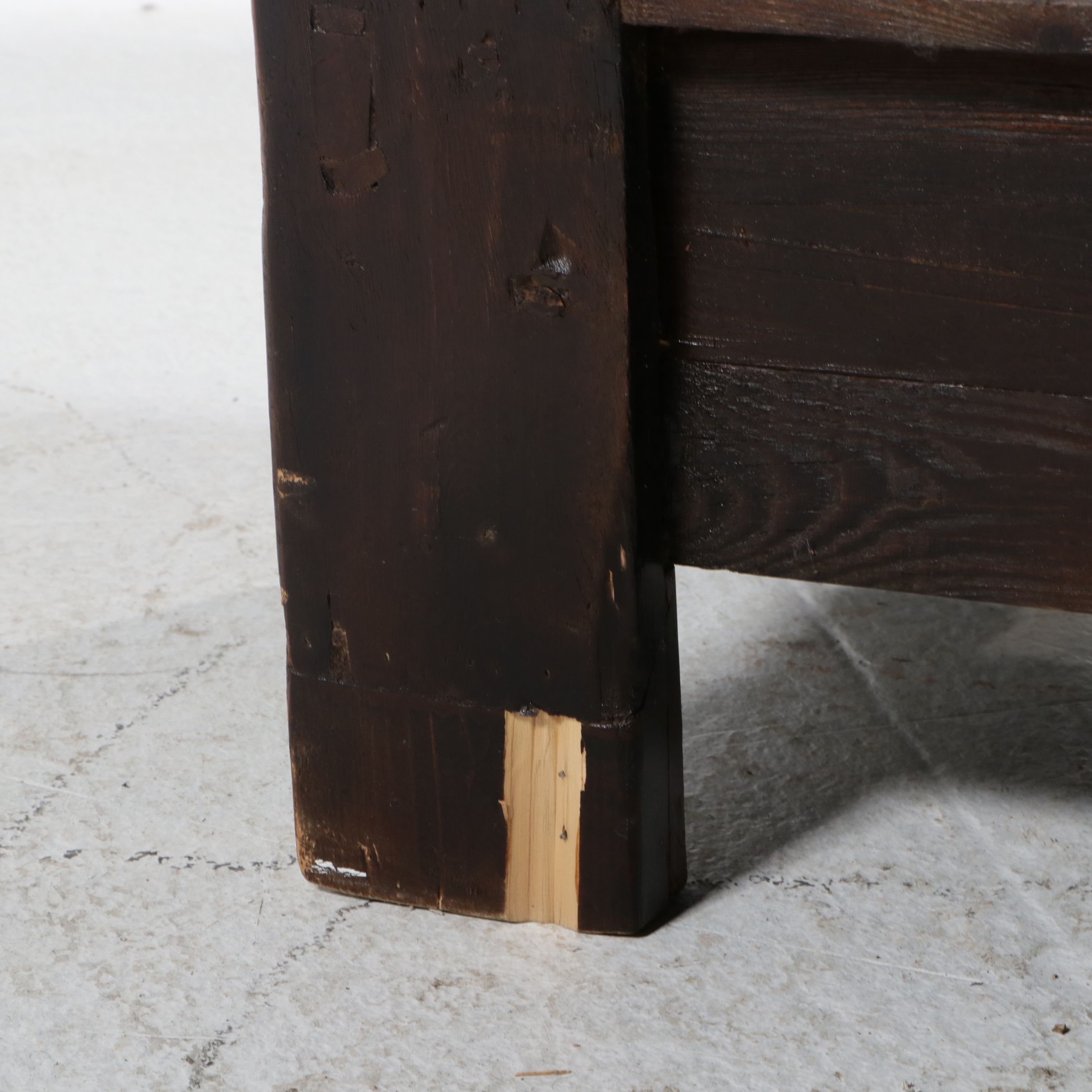 Chinese Polychrome Painted Lacquer Sideboard, 20th Century