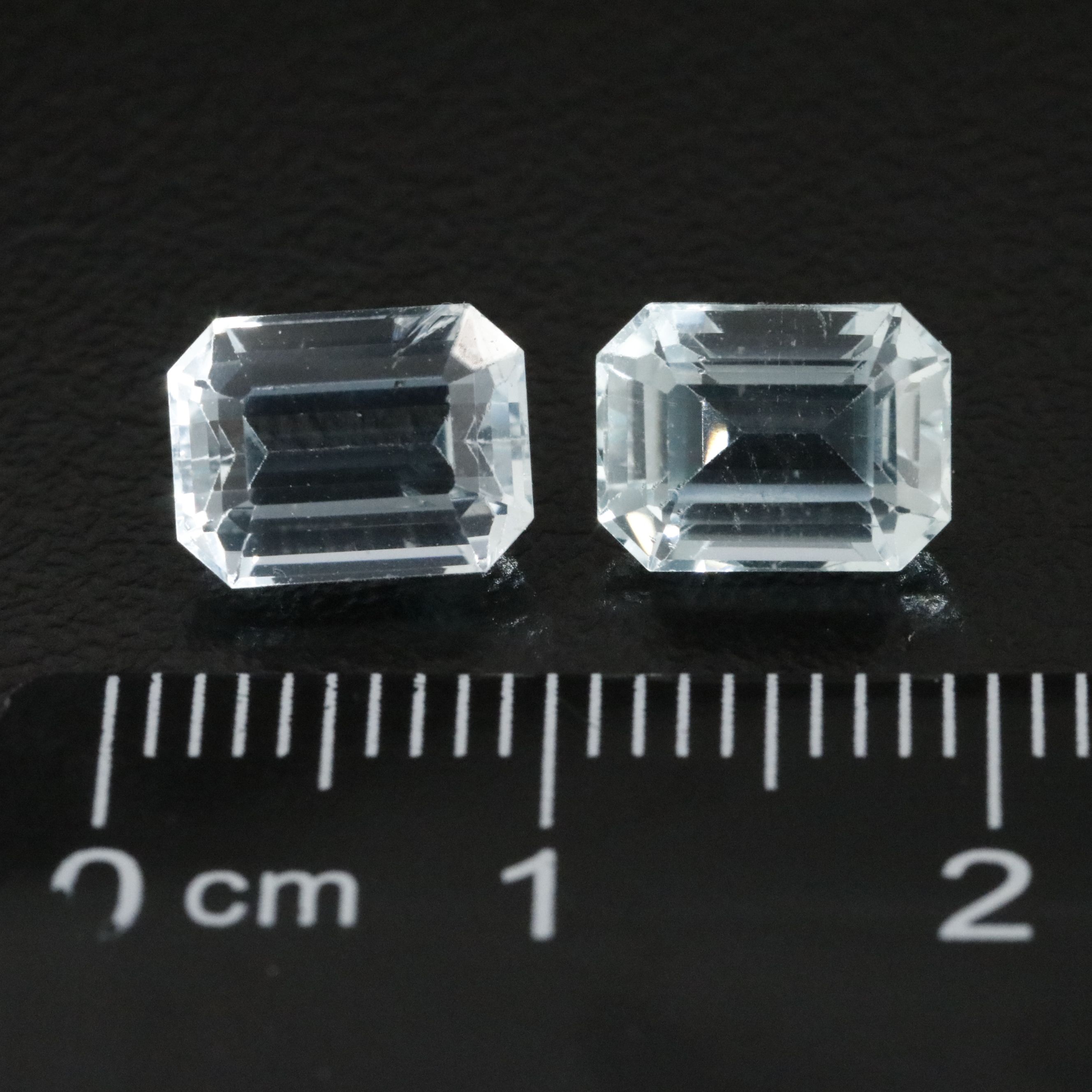 Loose 3.65 CTW Aquamarine Matched Pair