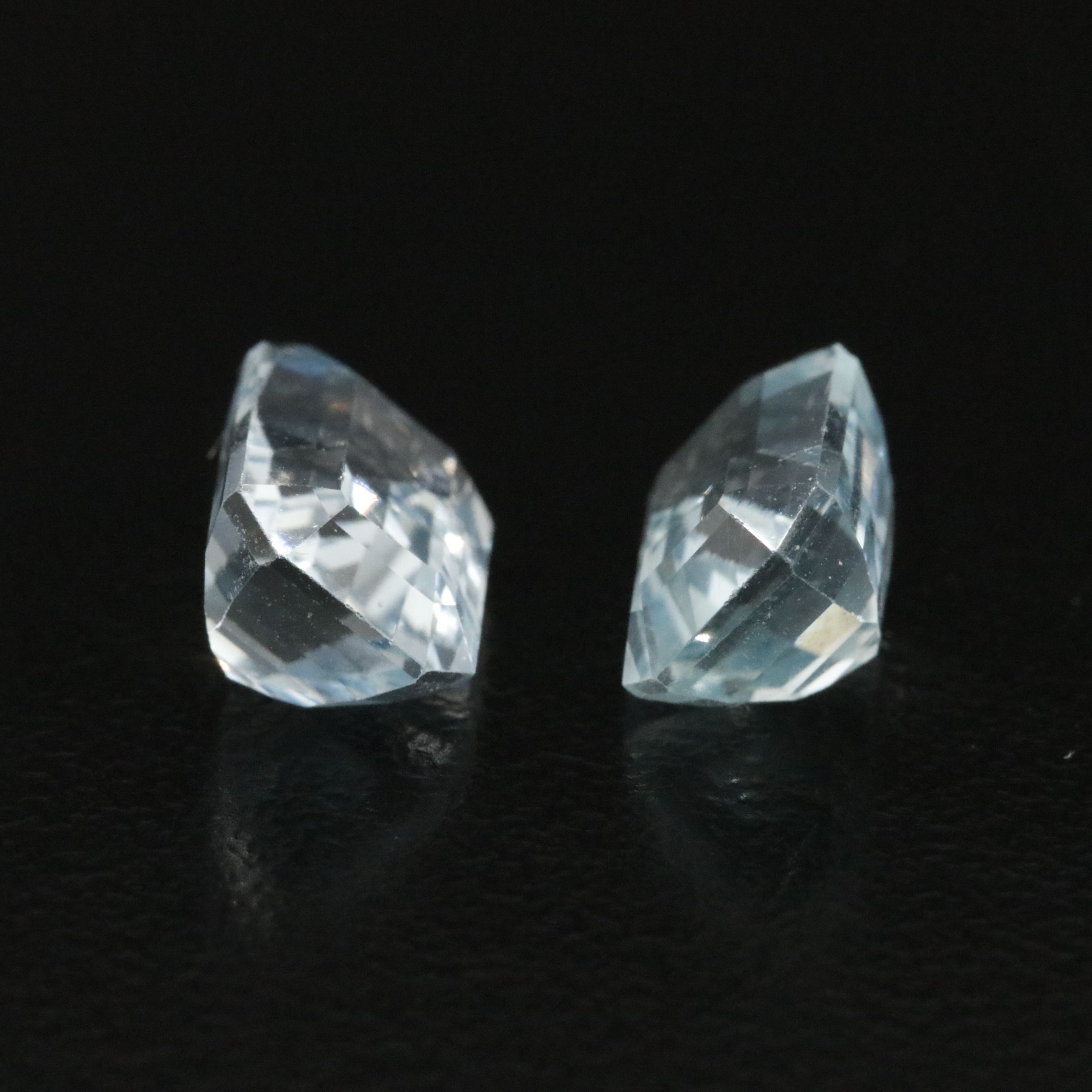 Loose 3.65 CTW Aquamarine Matched Pair