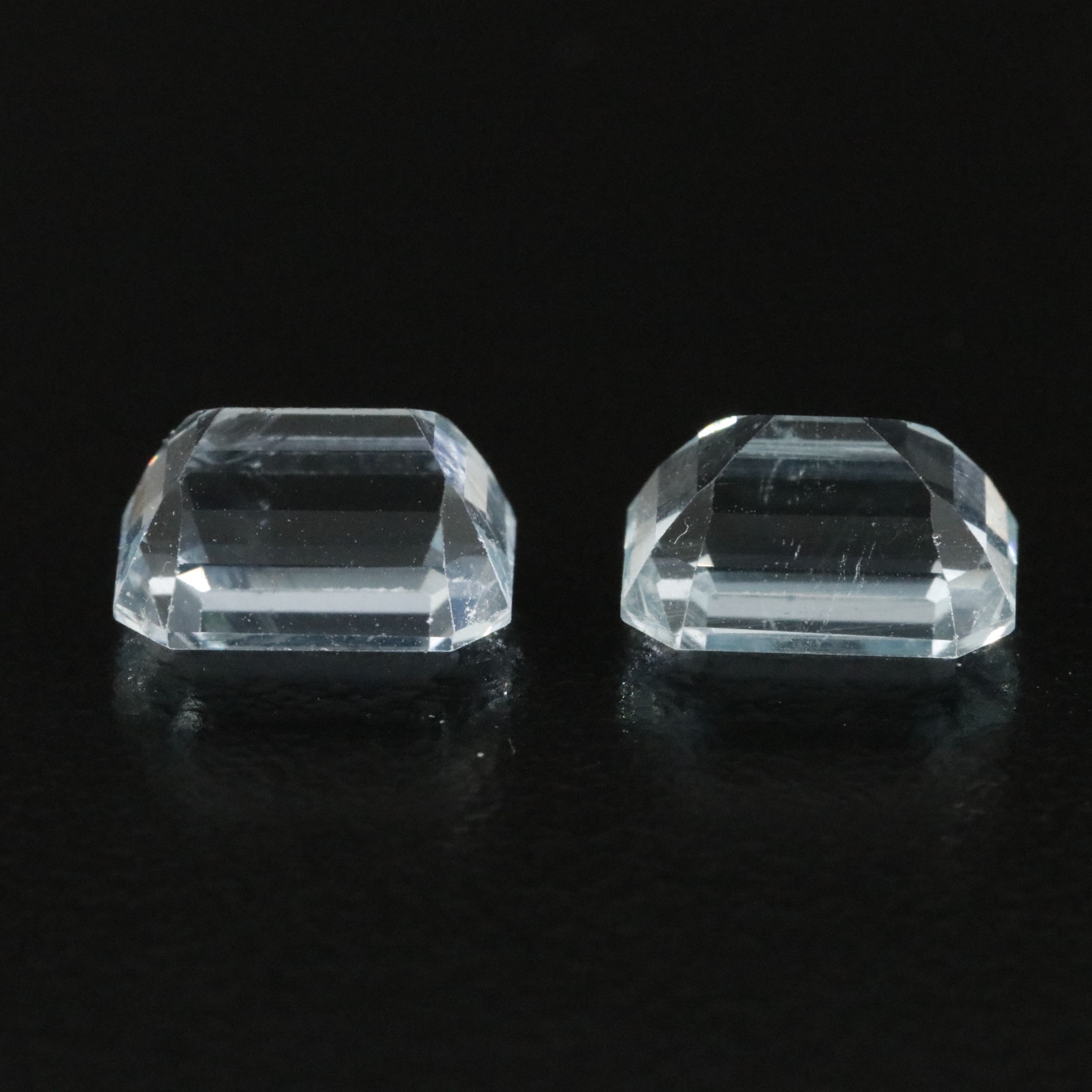 Loose 3.65 CTW Aquamarine Matched Pair