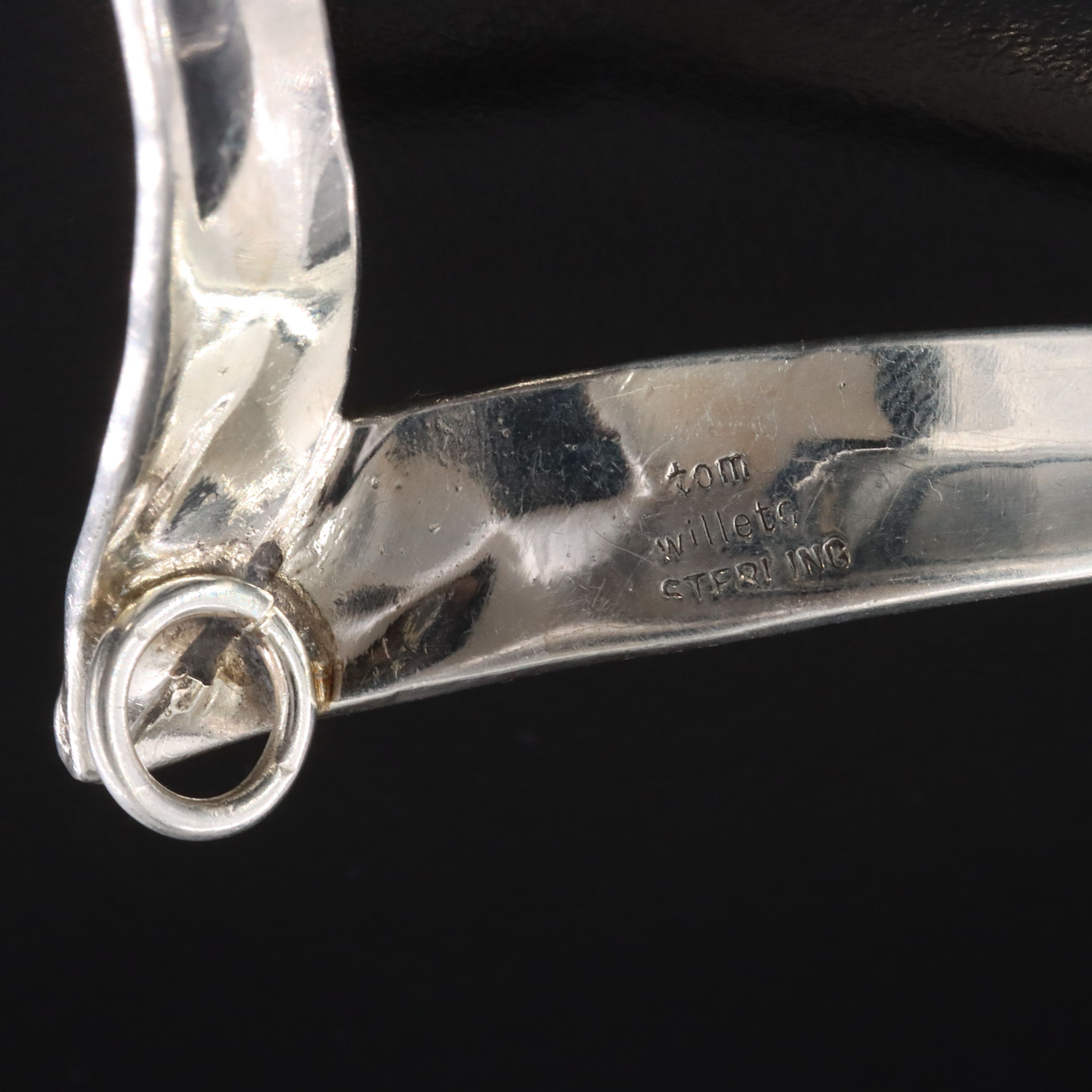 Tom Willeto Navajo Diné Sterling Storyteller Child's Necklace