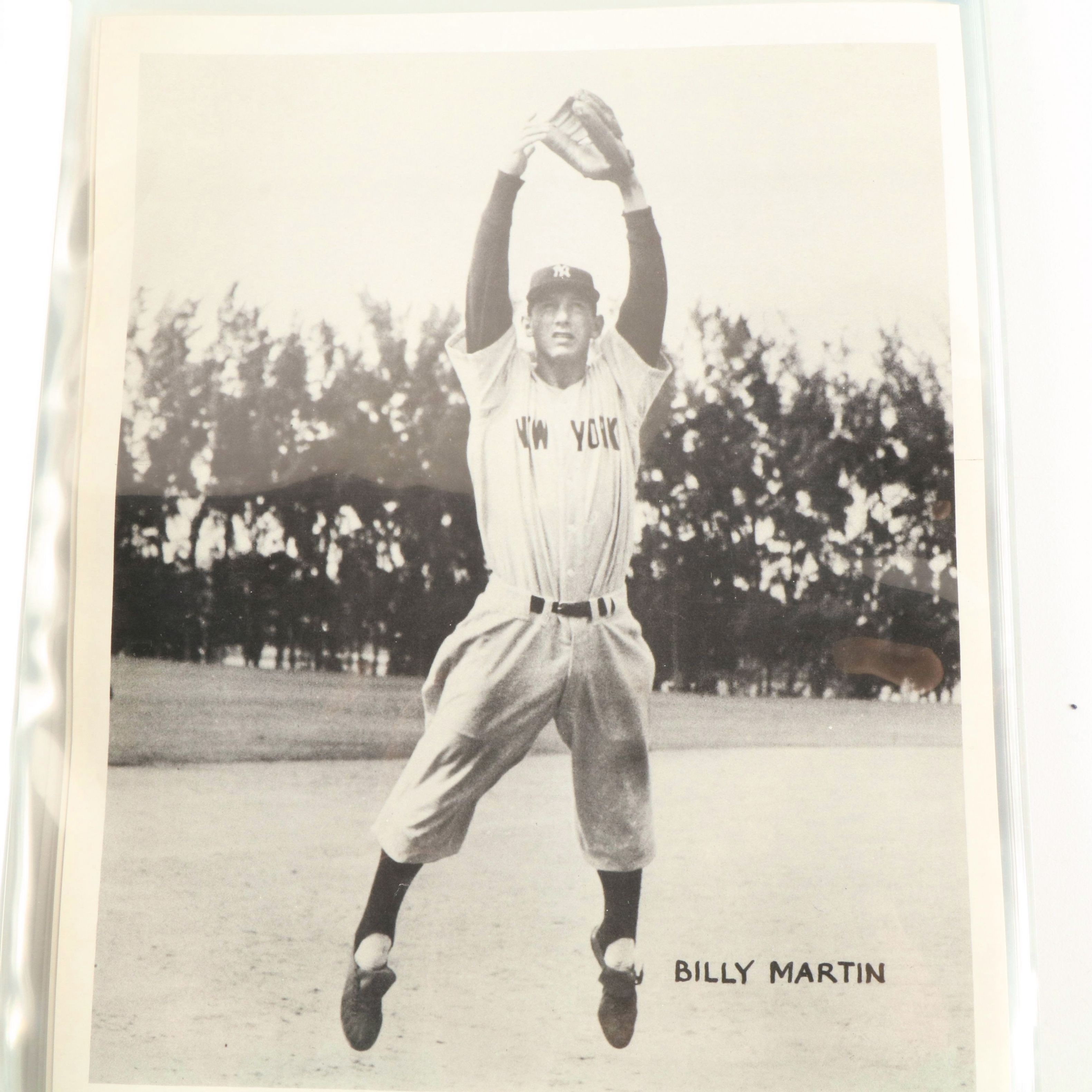1950s New York Yankees Team Photos Featuring Mickey Mantle and Yogi Berra