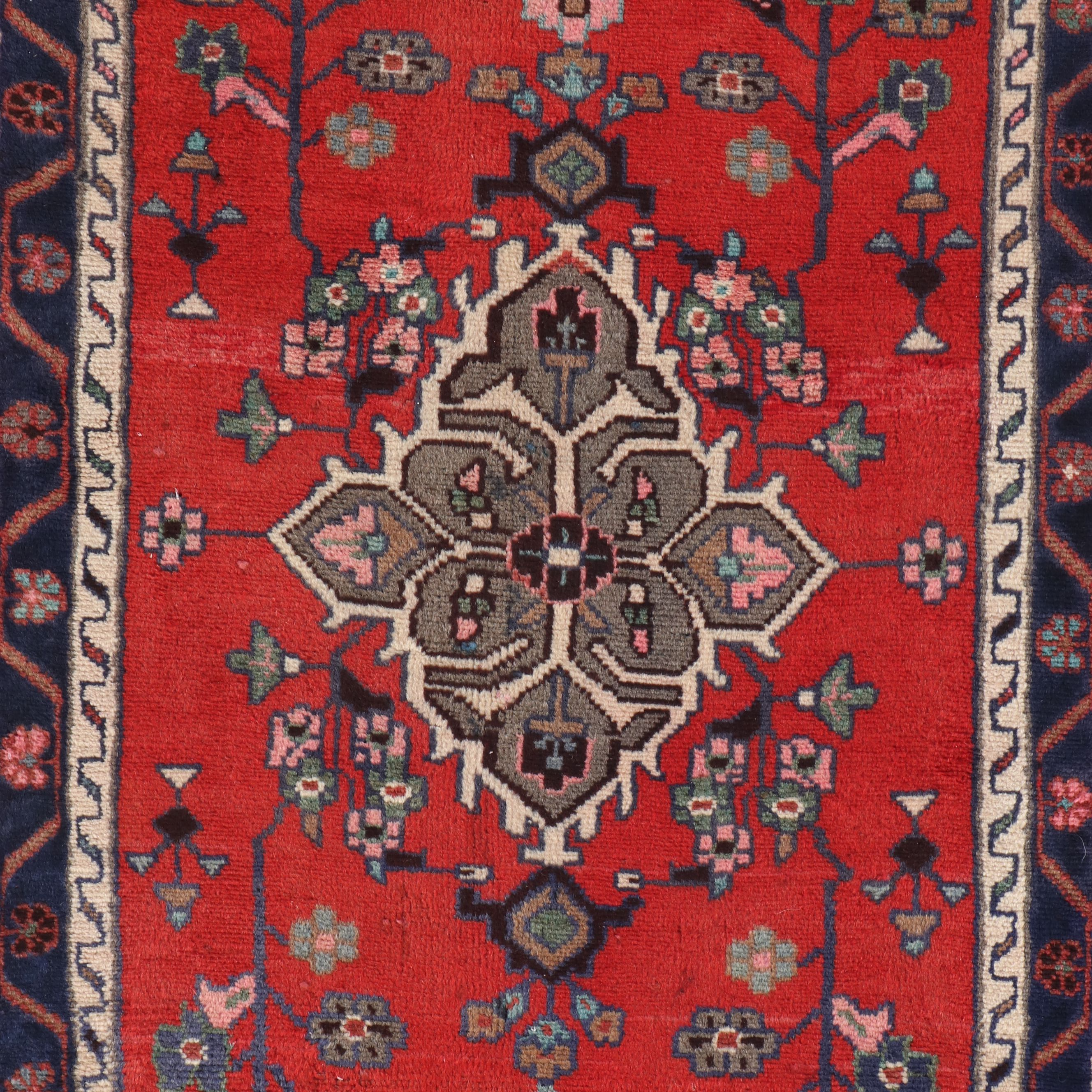 2'10 x 9'11 Hand-Knotted Persian Baluch Carpet Runner