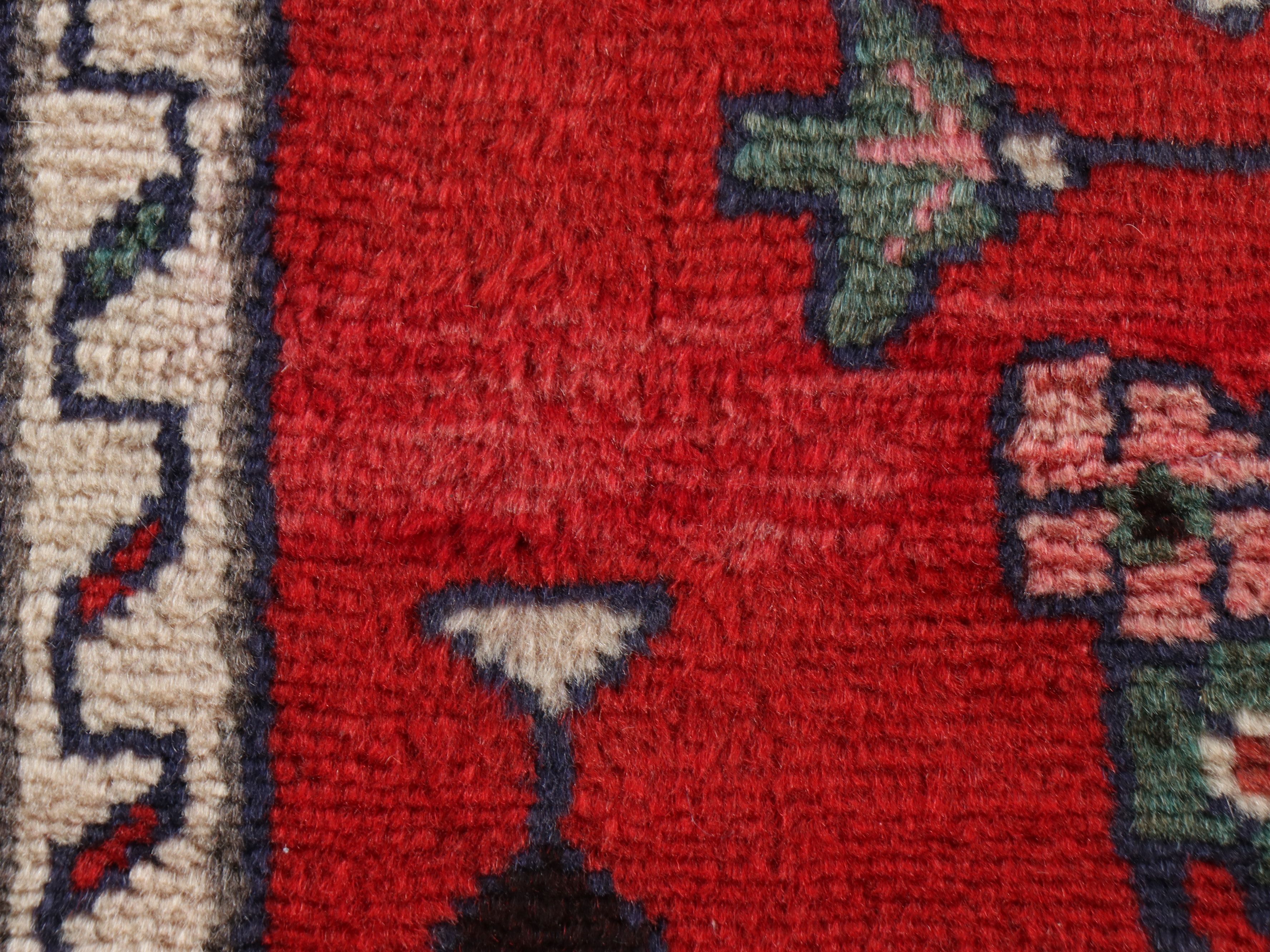 2'10 x 9'11 Hand-Knotted Persian Baluch Carpet Runner