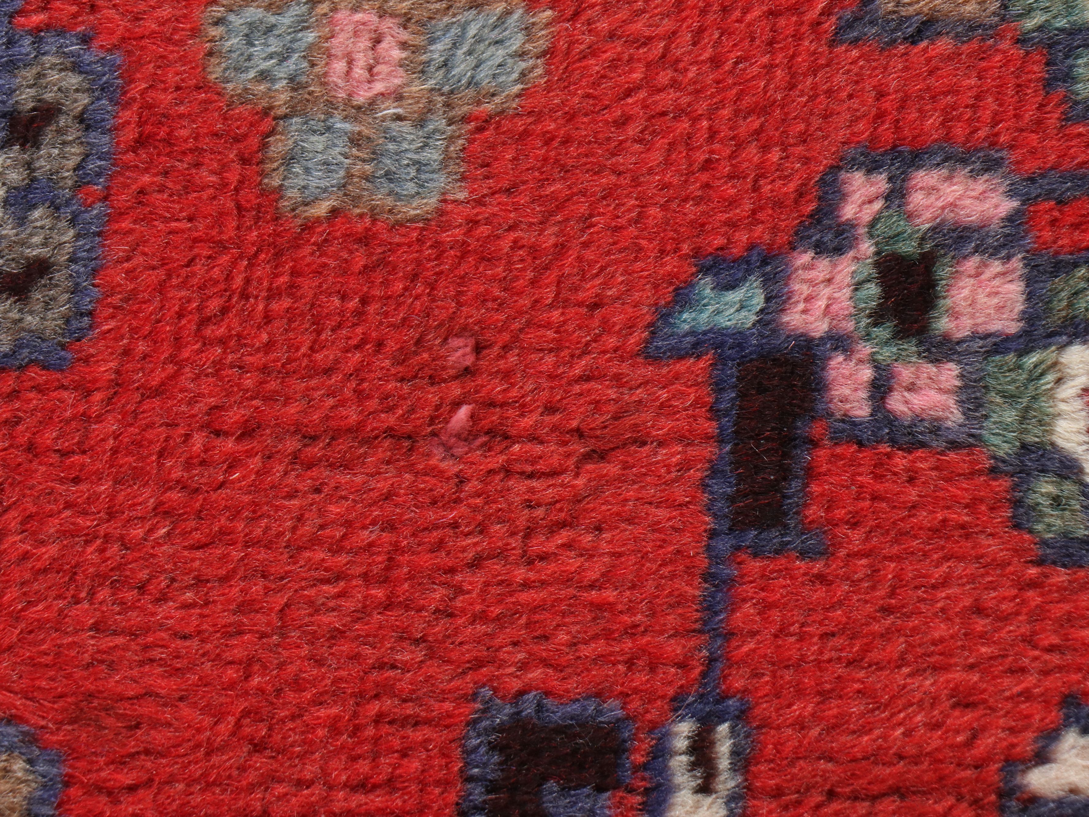 2'10 x 9'11 Hand-Knotted Persian Baluch Carpet Runner