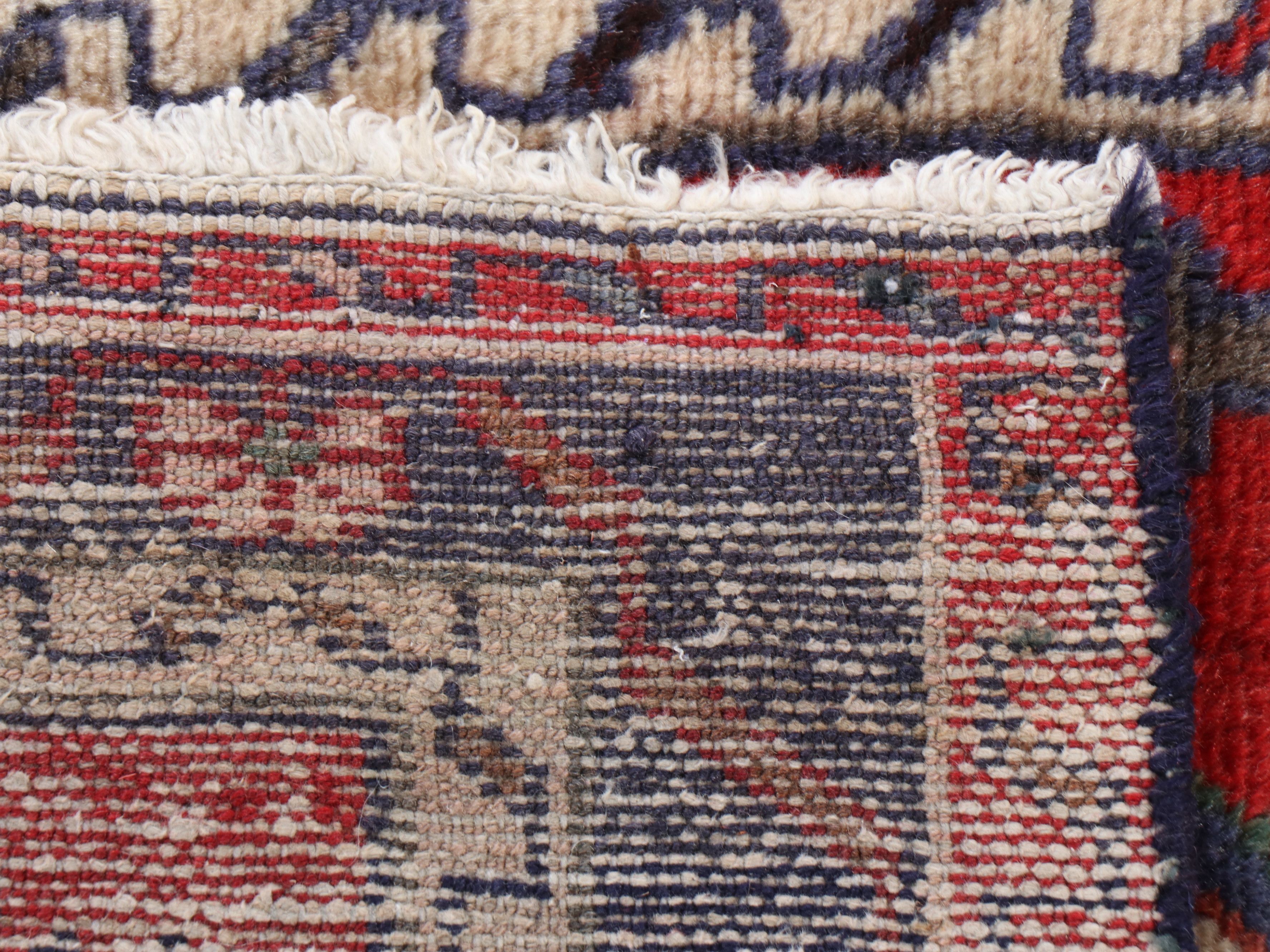 2'10 x 9'11 Hand-Knotted Persian Baluch Carpet Runner