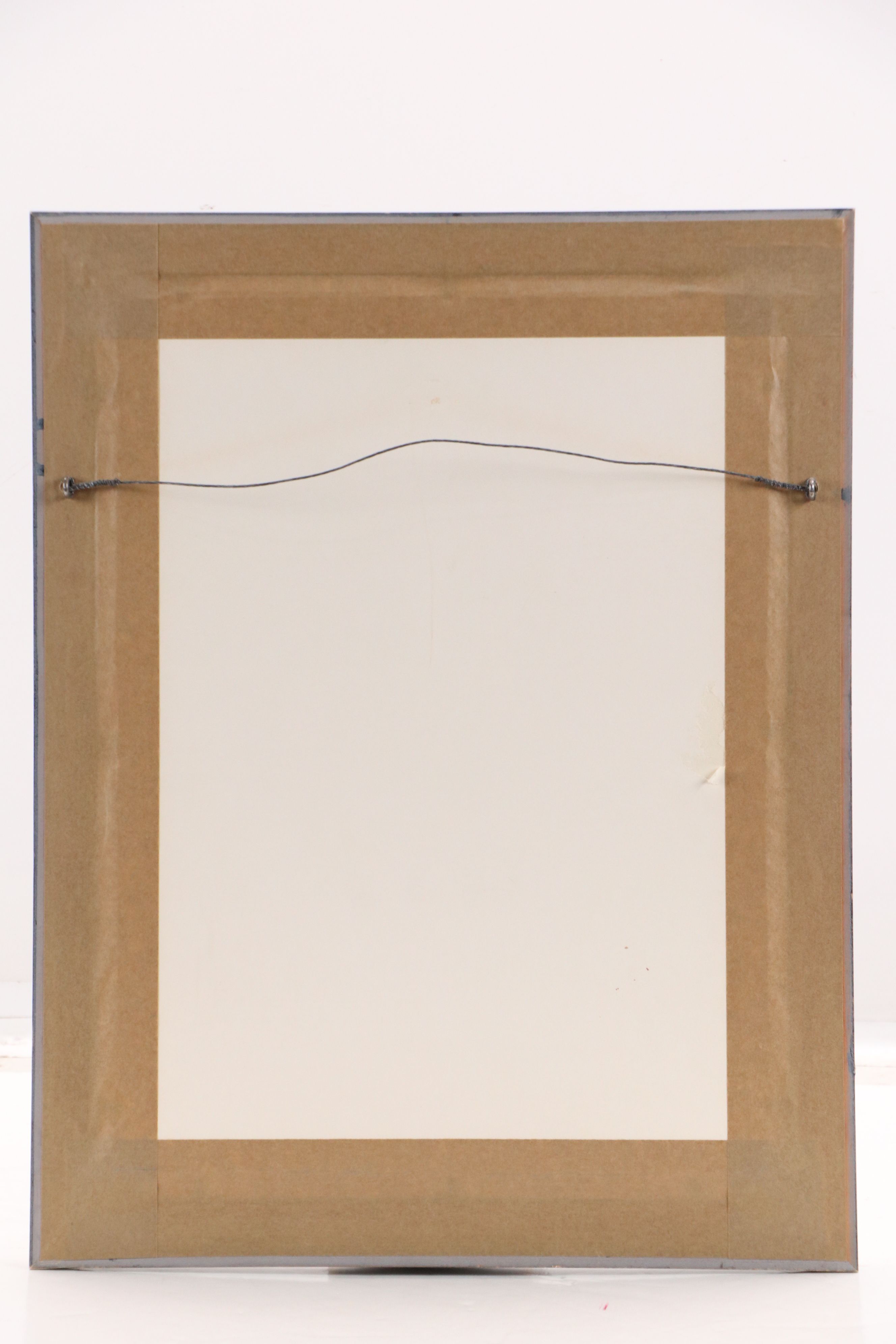 Oil Painting of Rustic Winter Scene, Late 20th Century