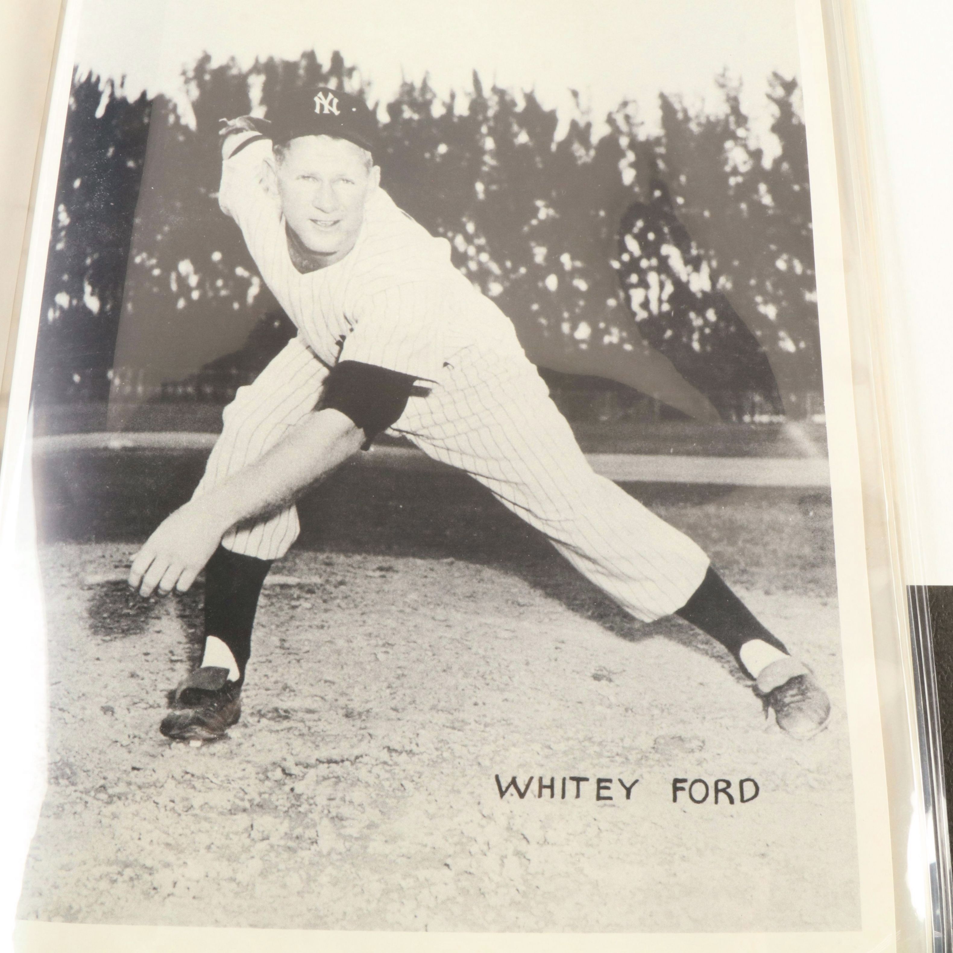 1950s New York Yankees Team Photos Featuring Mickey Mantle and Yogi Berra